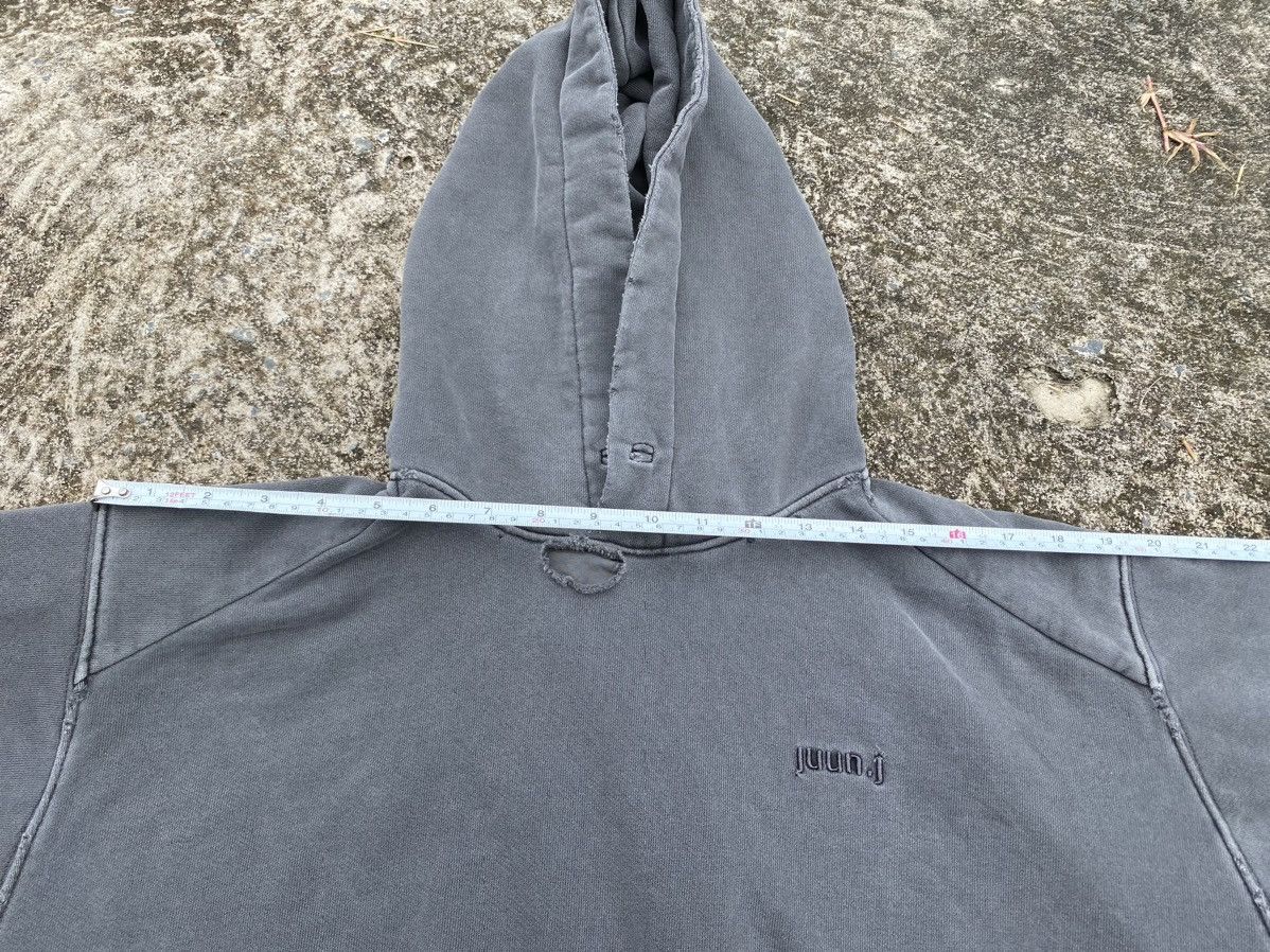 Juun.J Juun.j Distressed + Sunfaded Boxy Cut Hoodie Size US M / EU 48-50 / 2 - 20 Thumbnail