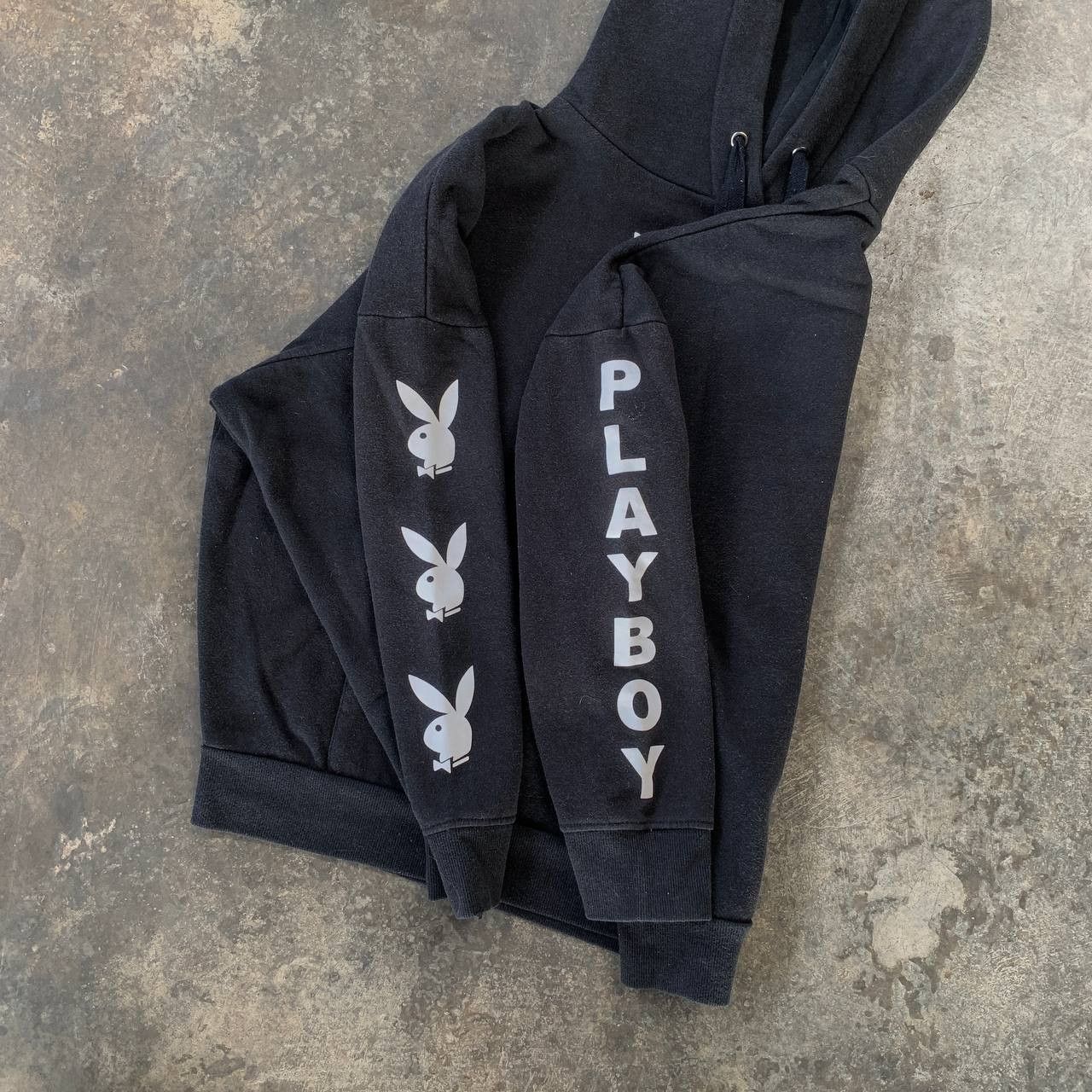 Playboy PLAYBOY Big Logo Boxy Hoodie Size L / US 10 / IT 46 - 3 Thumbnail