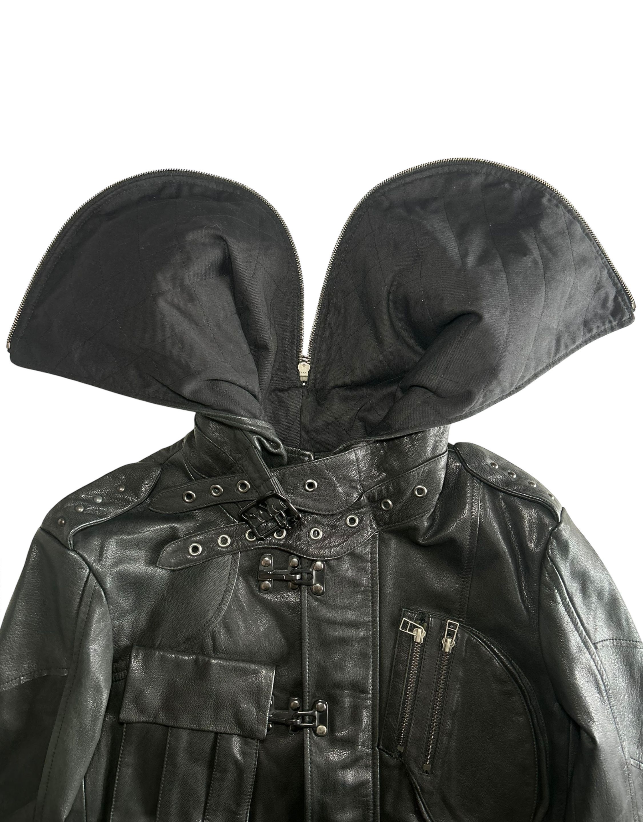 Yasuyuki Ishii Yasuyuki Ishii AW07 Gasmask Cargo Goat Leather Jacket Size US M / EU 48-50 / 2 - 5 Thumbnail