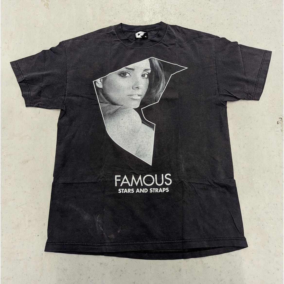 Y2K Famous Stars and Straps logo t-shirt