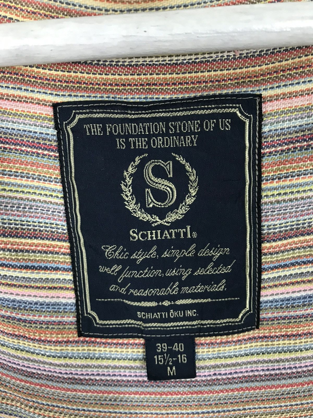 Japanese Brand 💥 SCHIATTI CANDY STRIPE RAINBOWN CHORE JACKET Size US M / EU 48-50 / 2 - 10 Thumbnail