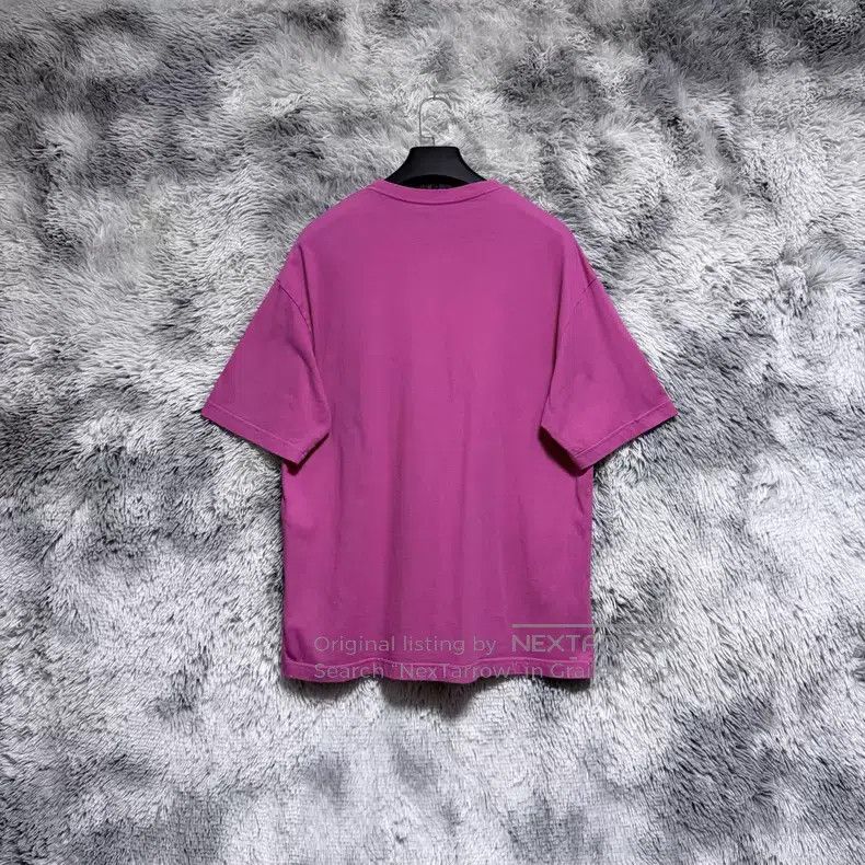 Balenciaga Balenciaga Short Sleeve T-Shirt Dragon Fruit Color Extreme Size US S / EU 44-46 / 1 - 2 Thumbnail