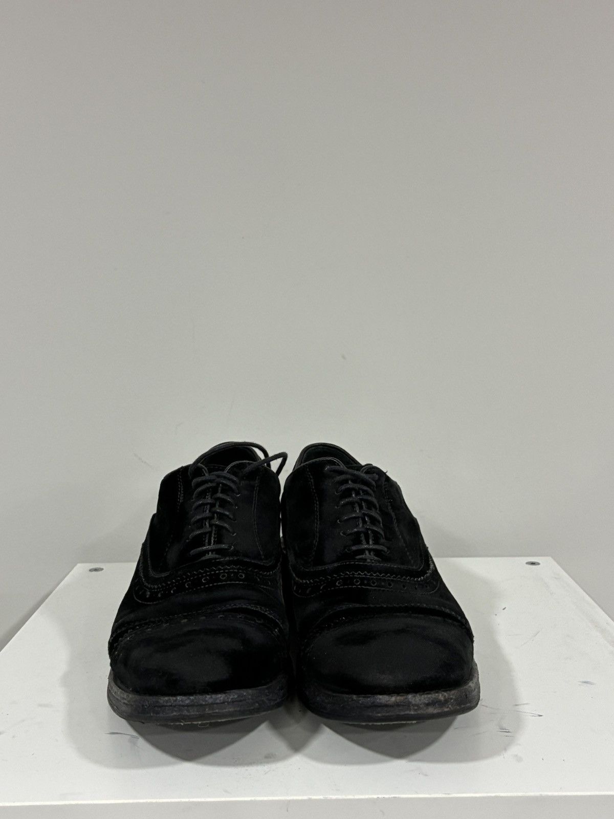 John Varvatos Burnished Velvet Brogue Oxford Shoes 9.5 Size US 9.5 / EU 42-43 - 5 Thumbnail