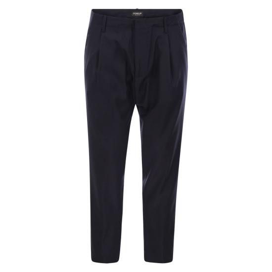 Dondup DONDUP Men Straight Pants UP630WS0105UXXX BLUE Size US 33 - 1 Thumbnail