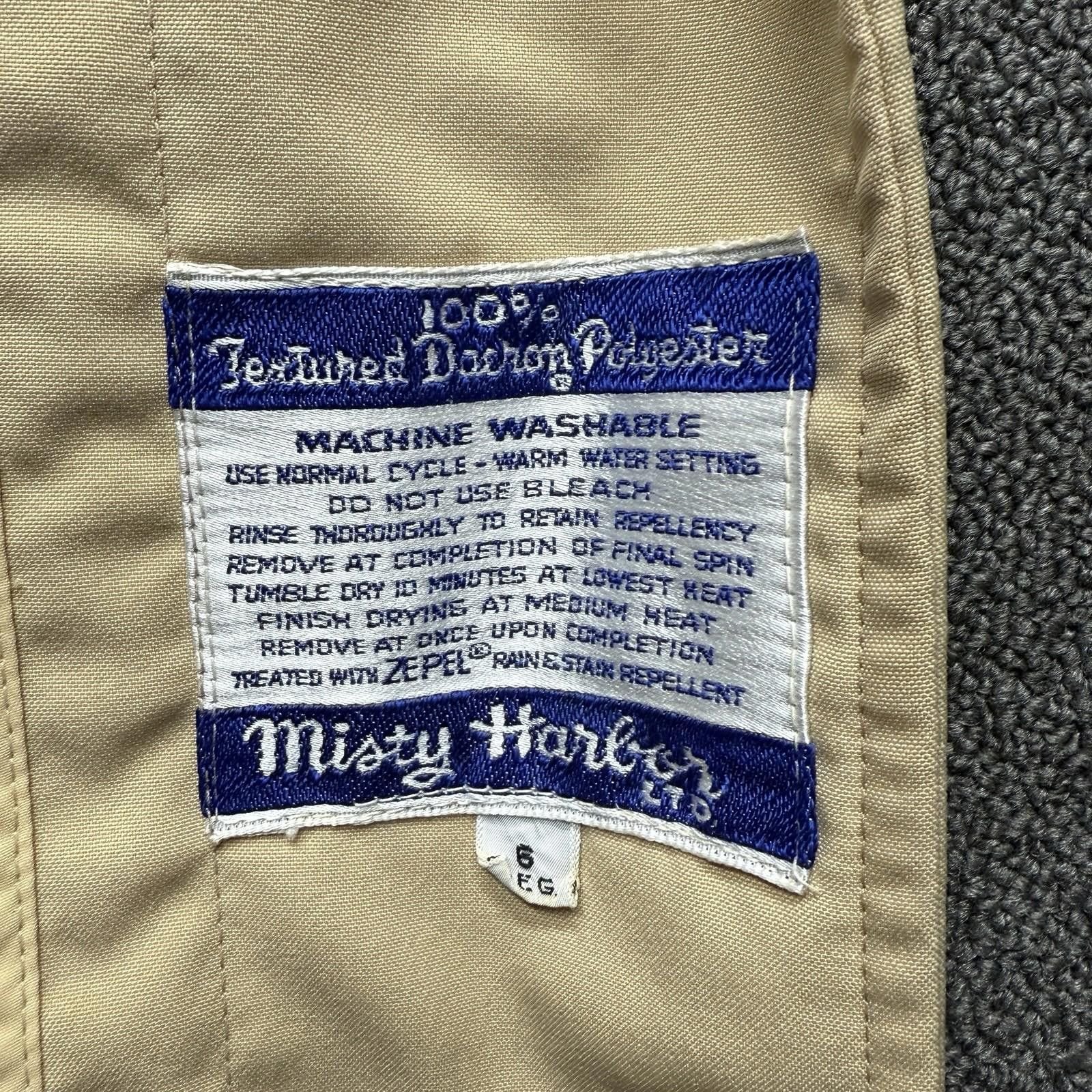 Misty Harbor VTG Misty Harbor Coat Womens 6 Beige Any Weather Union Made Size M / US 6-8 / IT 42-44 - 5 Thumbnail