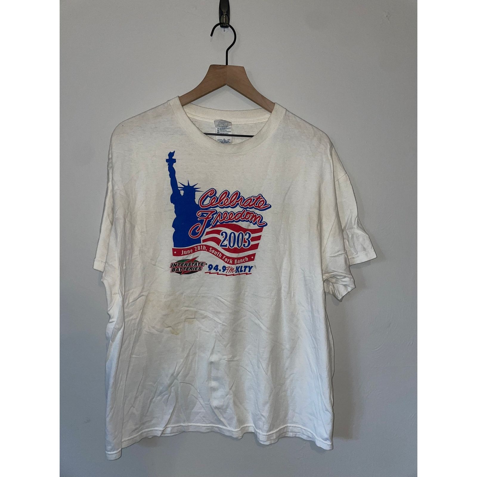 Delta Vintage Celebrate Freedom Shirt Avalon Newsong Concert Tee X Size US XL / EU 56 / 4 - 1 Thumbnail