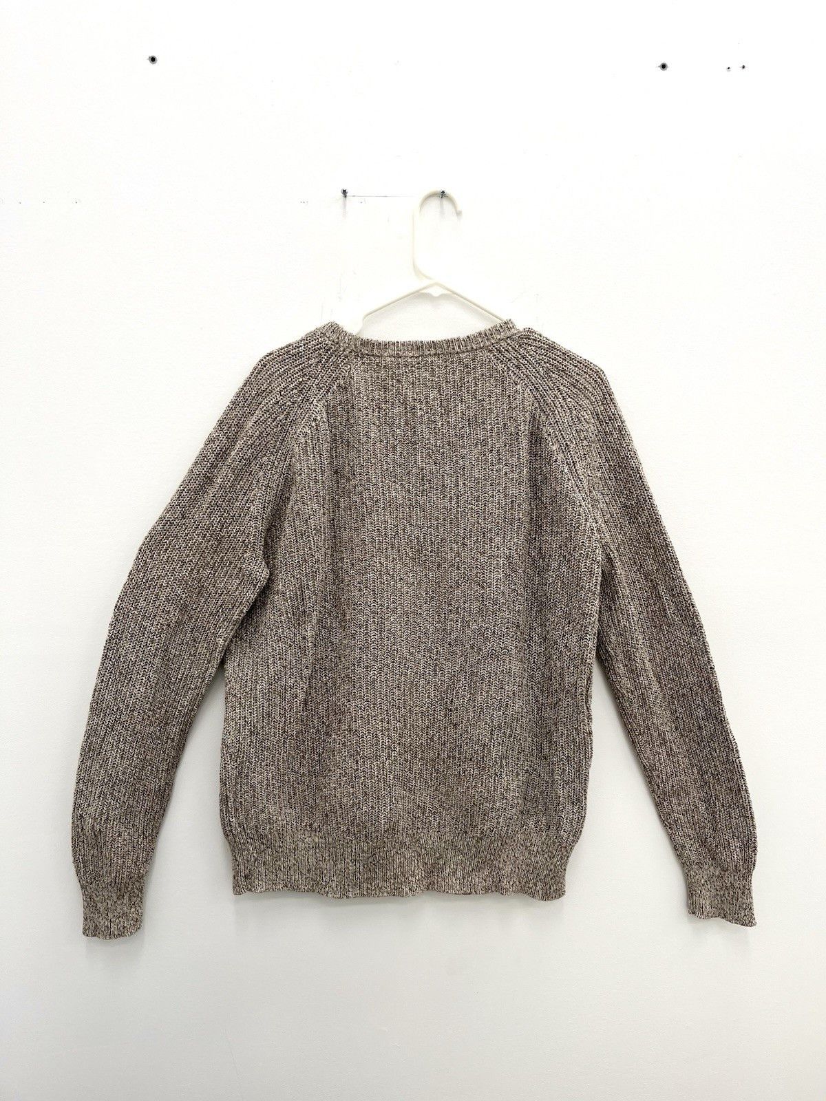 J.Crew J. Crew Sweater Mens Large Beige Crew Neck Knit Fisherman Size US L / EU 52-54 / 3 - 2 Thumbnail