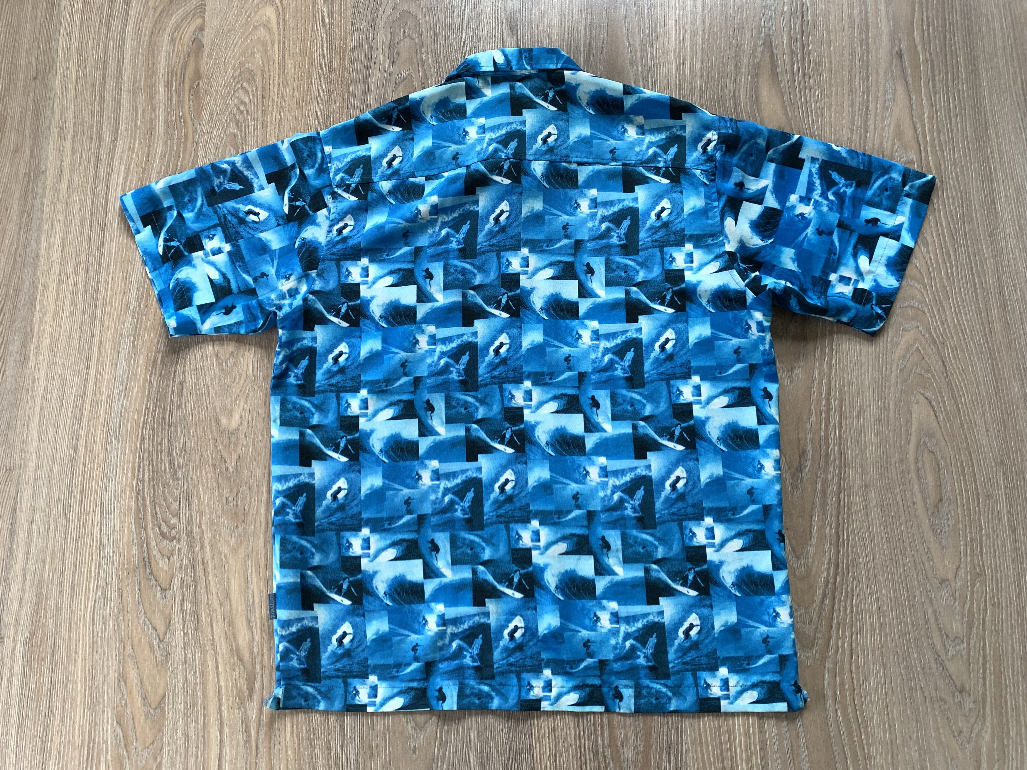 Quiksilver Quicksilver Blue Vintage Hawaiian Shirt Size US M / EU 48-50 / 2 - 3 Thumbnail
