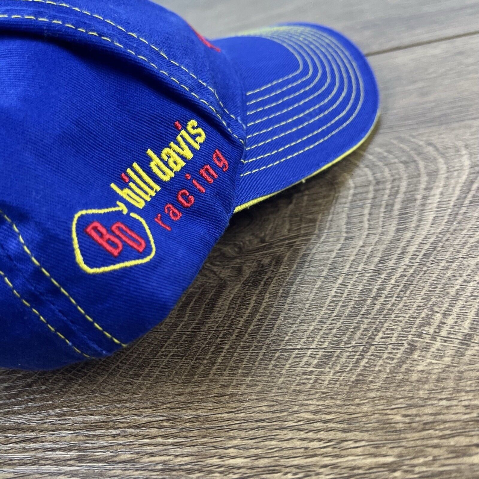 Other Bill Davis Racing Hat NASCAR Racing Hat Blue Cap Adjustable Size ONE SIZE - 15 Thumbnail