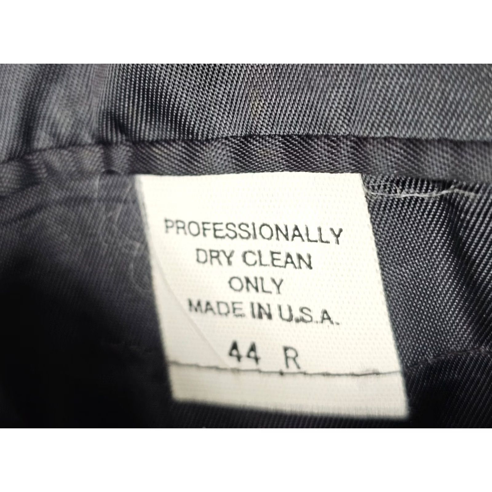 Vintage VINTAGE J. Peterman Co. Pure Wool Sport Coat Navy Blue 44R 2-Button Lined Blazer Men Dress Coat Jacket Sport Coat Size 44R - 7 Thumbnail