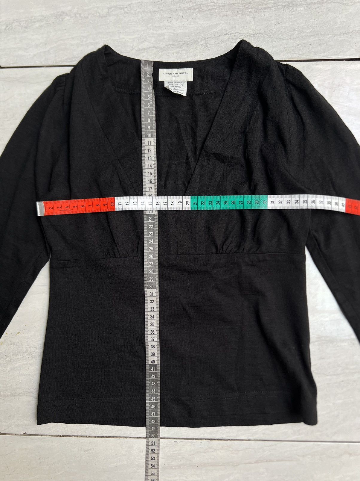Dries Van Noten Dries Van Noten Black Tops Size US XS / EU 42 / 0 - 2 Thumbnail