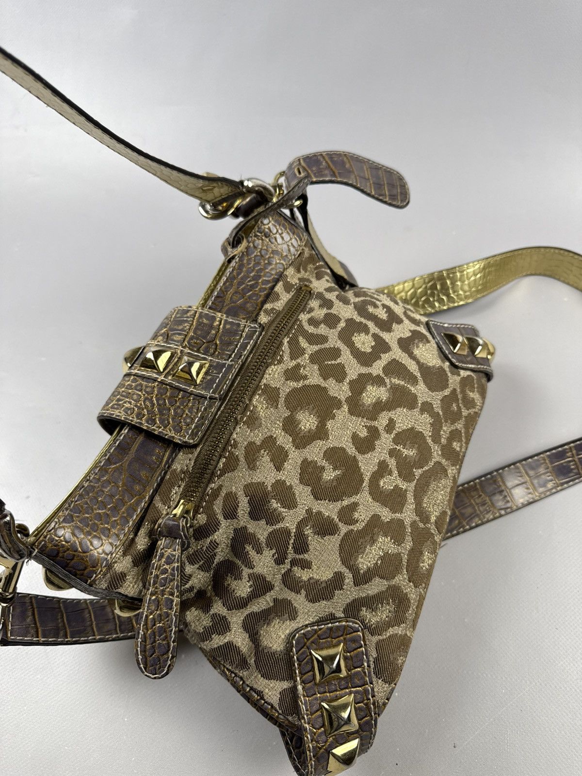 Guess Guess vintage handbag crossbody gold iconic model Size ONE SIZE - 7 Thumbnail