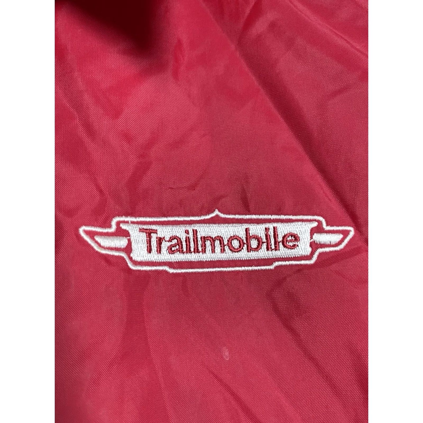Vintage VINTAGE King Louie Pro Fit Trail Mobile Nylon Jacket Shirt Mens M Red 90s Logo Cotton Lining Satin Size US M / EU 48-50 / 2 - 4 Thumbnail