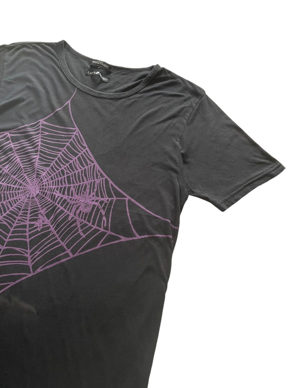 Hysteric Glamour Hysteric Glamour Let’s Music Spider Web Tshirt Size US S / EU 44-46 / 1 - 5 Thumbnail