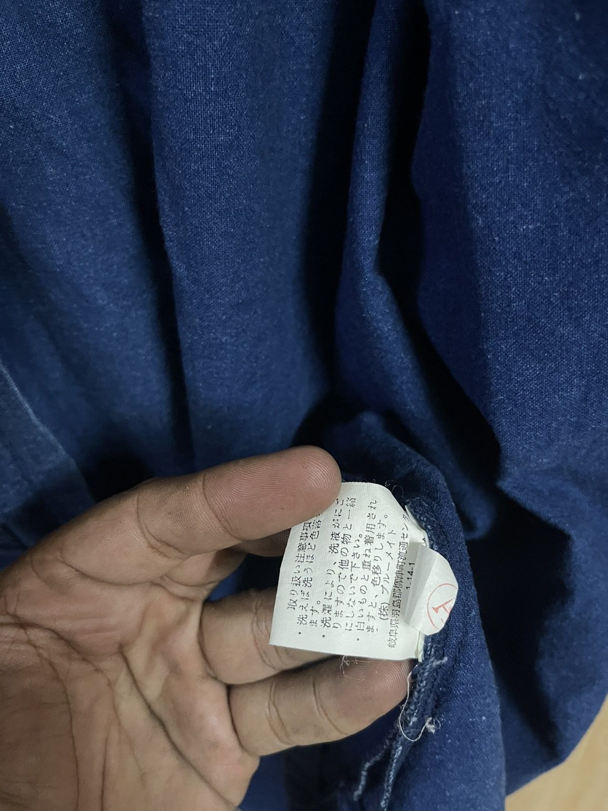 Indigo × Japanese Brand Vintage Kimono Indigo Fabric Japan L Kapital Insipired Rare Size US L / EU 52-54 / 3 - 8 Thumbnail