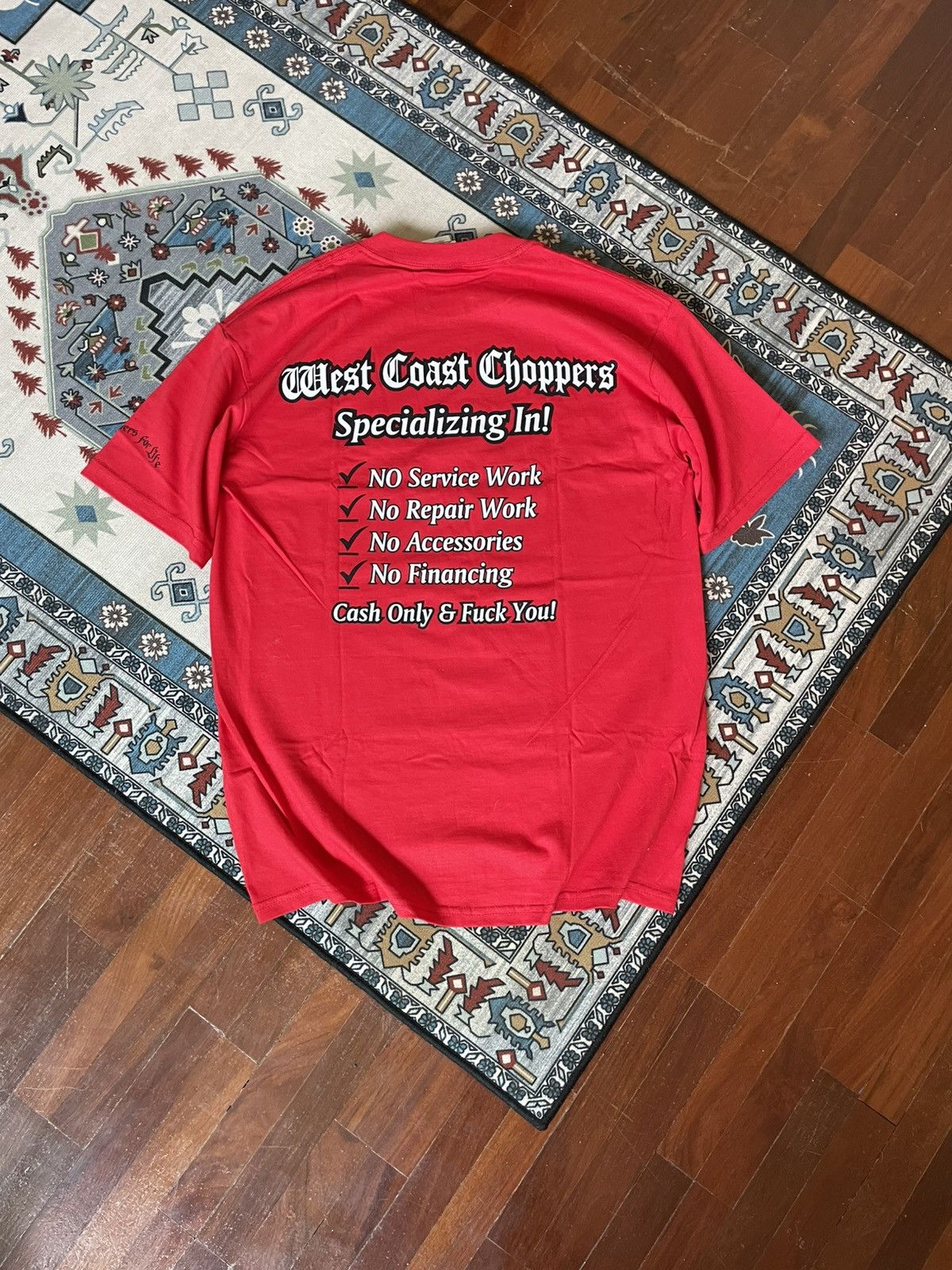 West Coast Choppers Vintage West Coast Choppers Cash only and fuck you Size US M / EU 48-50 / 2 - 3 Thumbnail