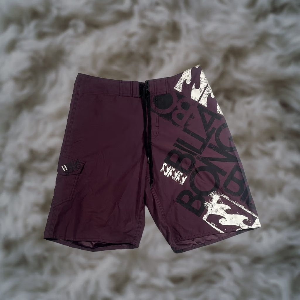 Billabong Billabong Shorts Men’s Size 34 Gray White Swim Trunks Athletic Summer Polyester Mens Bottom Trunks Size US 34 / EU 50 - 1 Thumbnail