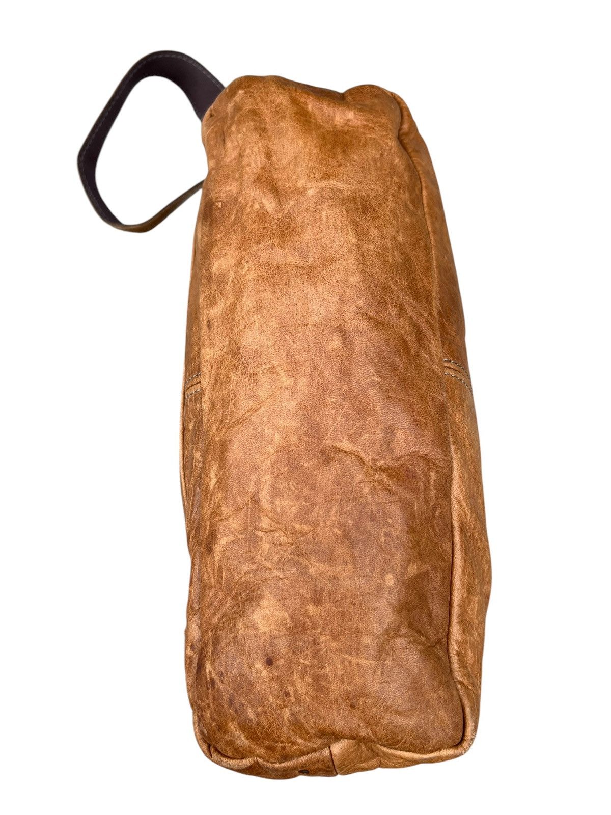 Leather Vintage Vanity Bash Japan Distressed Patina Leather Bag Size ONE SIZE - 19 Thumbnail