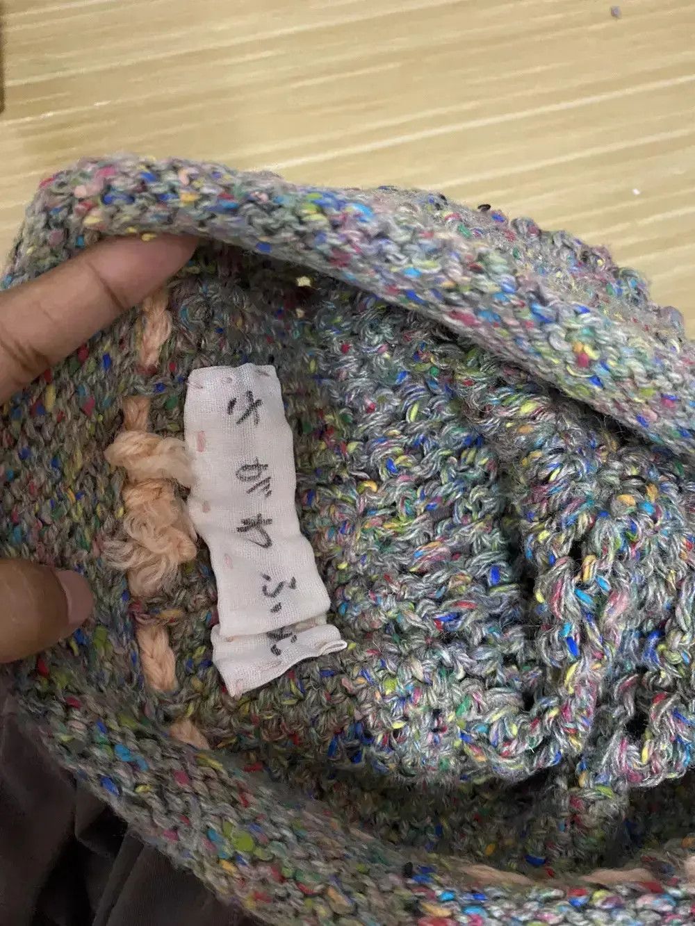 Vintage Rare Design Knit Beanie Hat Size ONE SIZE - 5 Thumbnail