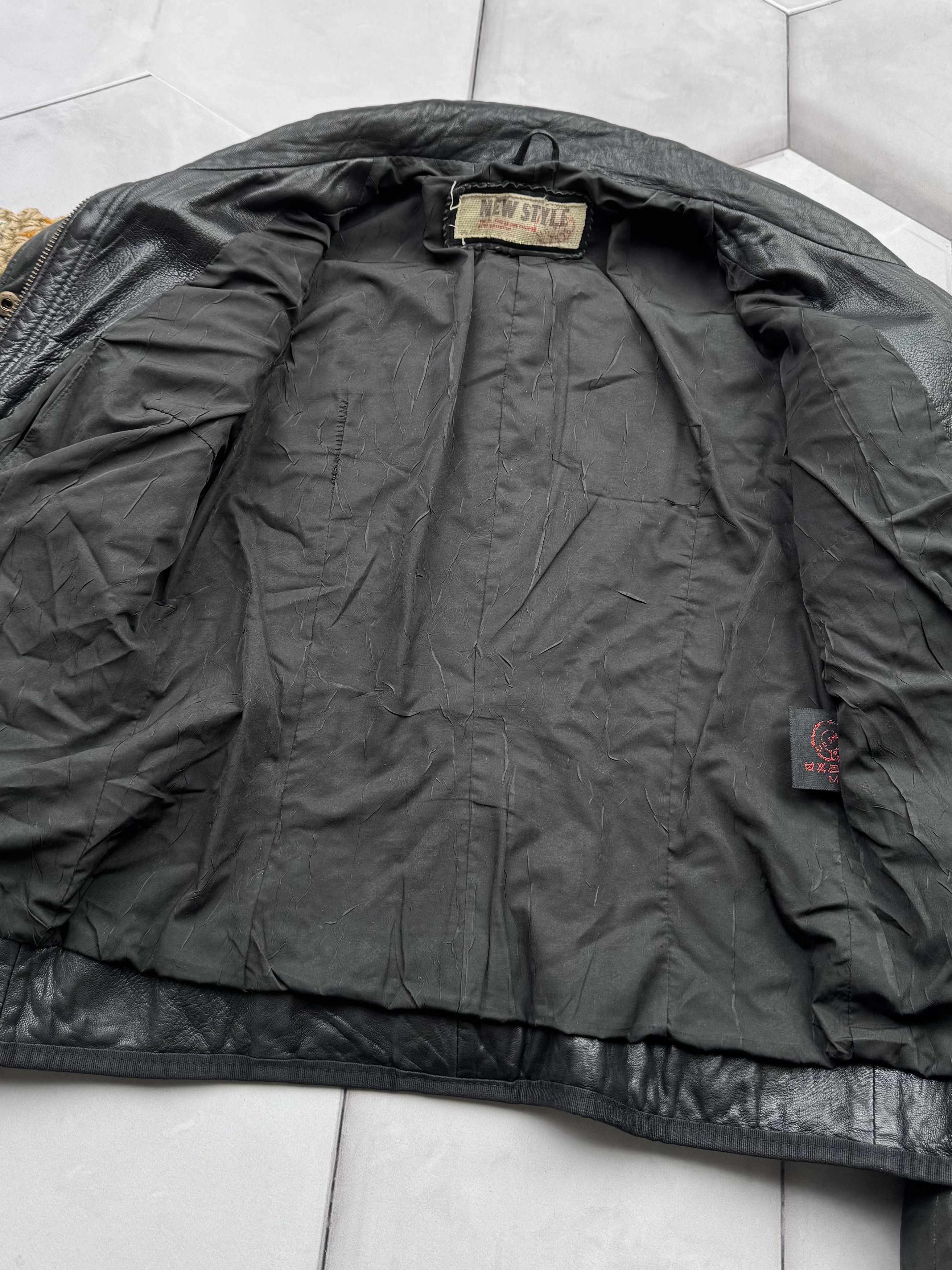 Vintage Vintage Cropped Leather Jacket Size S / US 4 / IT 40 - 6 Thumbnail