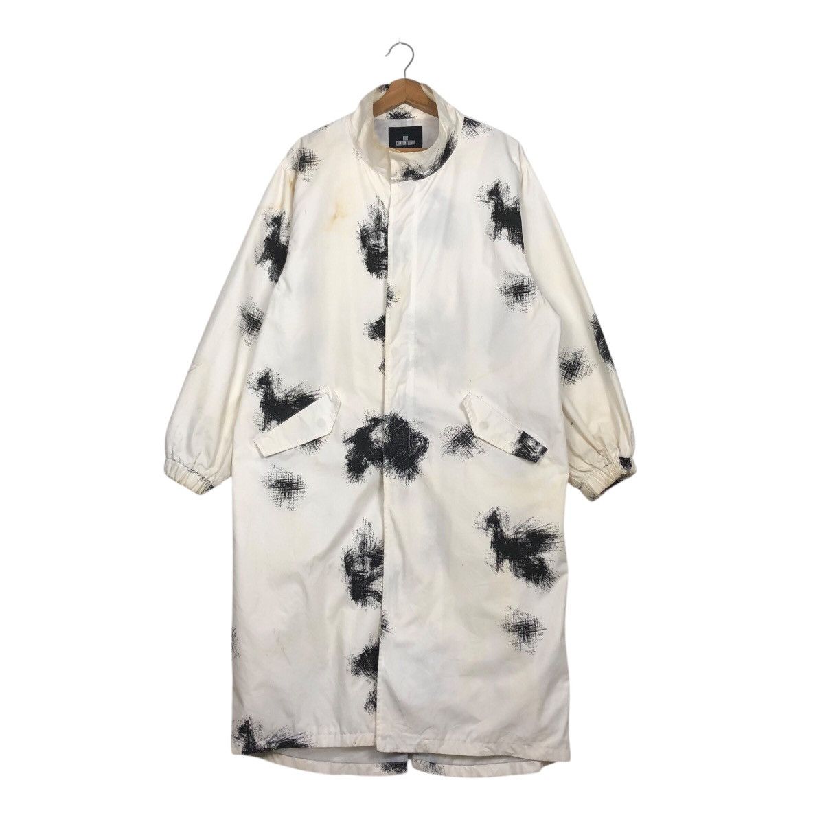 Japanese Brand 📌Vintage Long Jacket Painted Design Not Conventional Japan Size US M / EU 48-50 / 2 - 2 Thumbnail