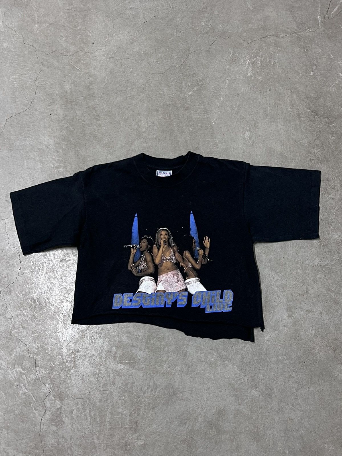 image of Band Tees x Vintage Destiny’S Child 2001 Tour T-Shirt Single Stitch in Black, Women's (Size Small)