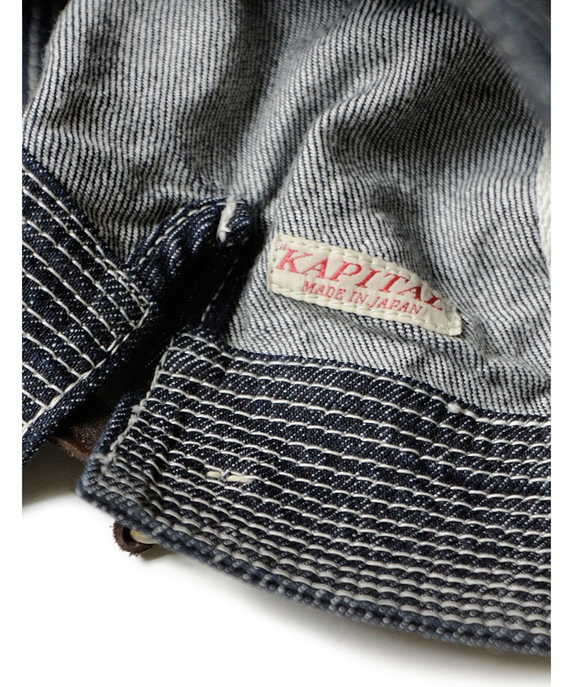 Kapital Kapital 11.5oz denim old man & sea cap Size ONE SIZE - 6 Thumbnail