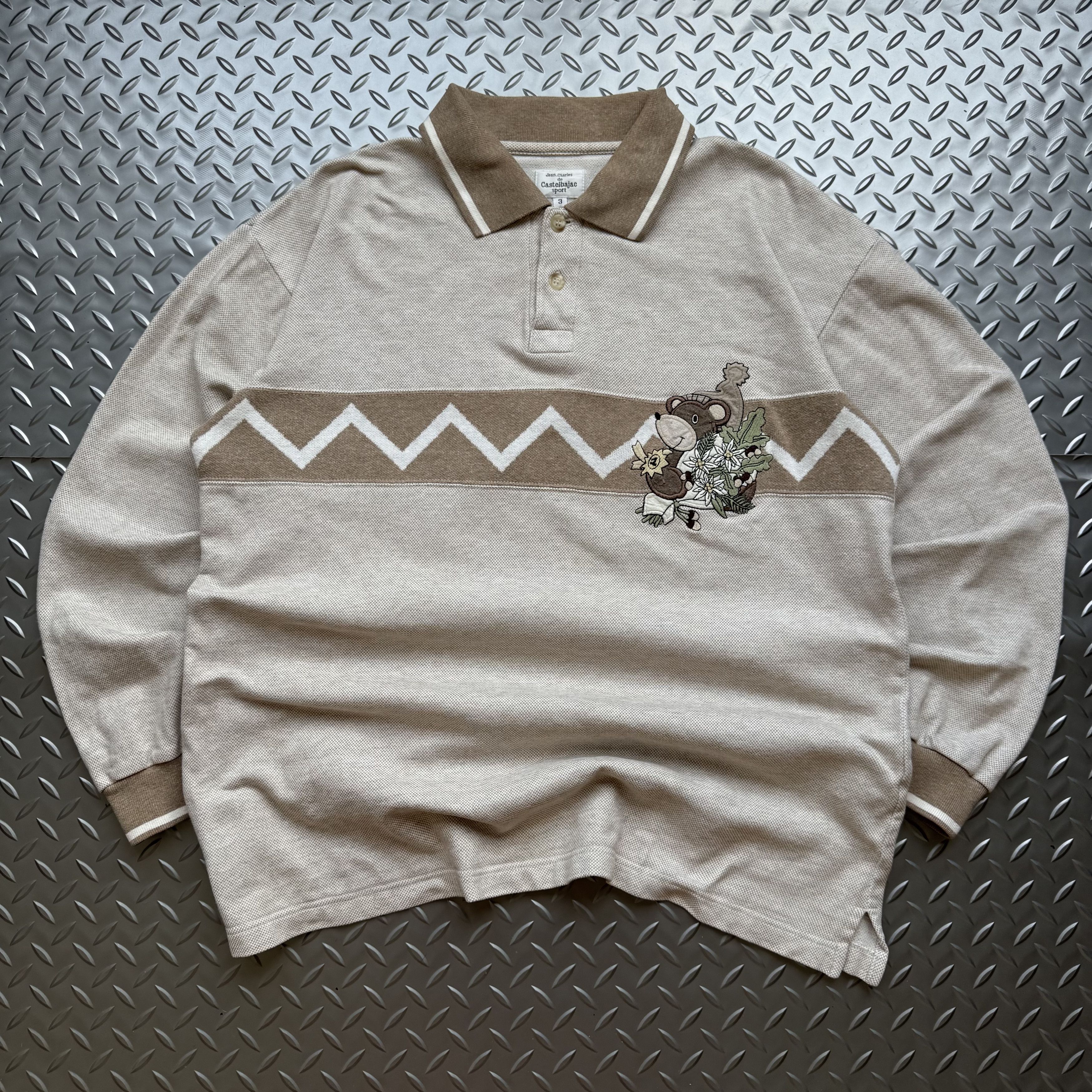 Jean Charles De Castelbajac Vintage Jean-Charles de Castelbajac Sport Polo Size US L / EU 52-54 / 3 - 1 Thumbnail