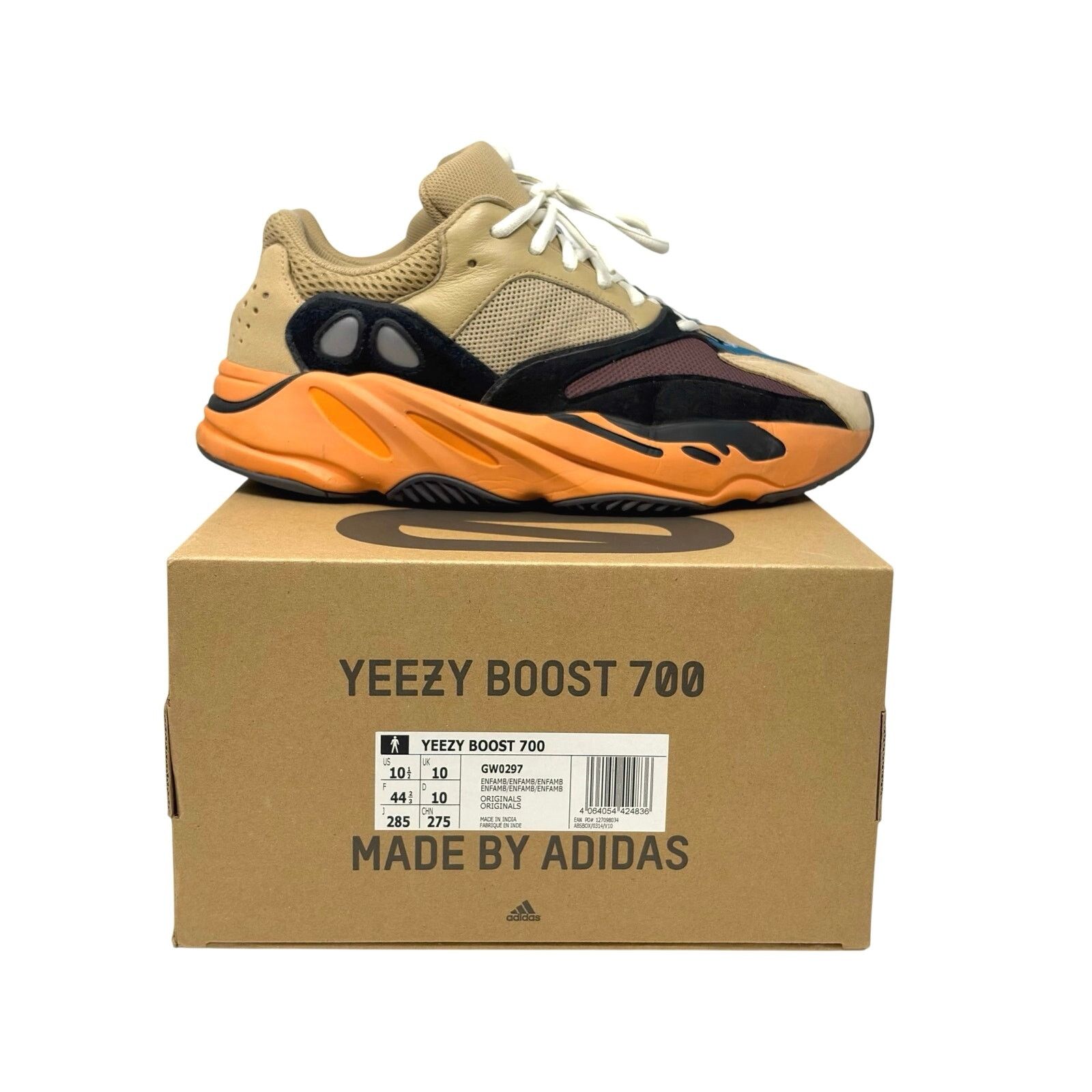 Adidas Adidas x Yeezy Boost 700 'Enflame Amber' Size US 10.5 / EU 43-44 - 2 Thumbnail