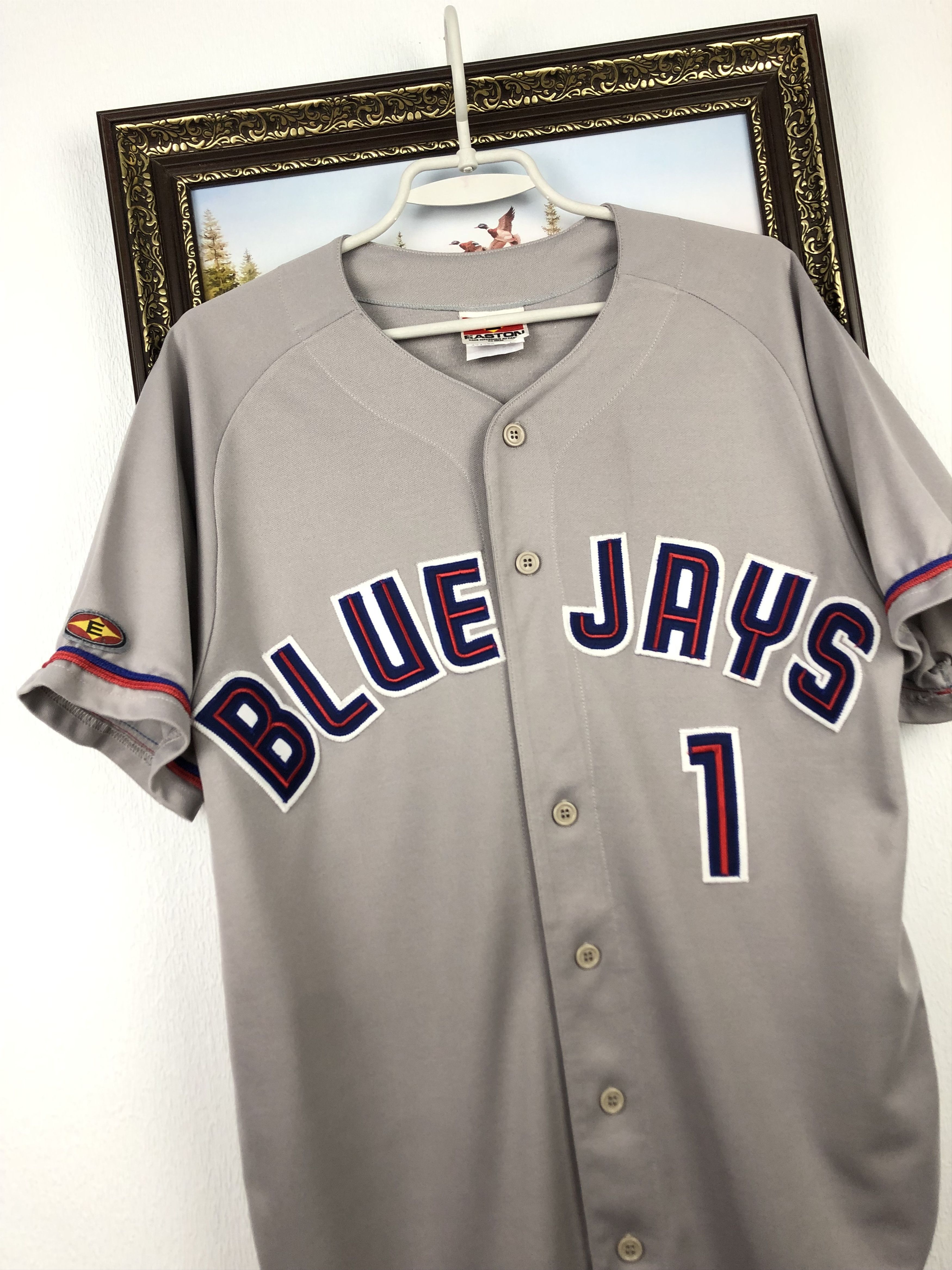 MLB Vintage 90's Toronto Blue Jays Jersey MLB Shirt Mens Spell Size US L / EU 52-54 / 3 - 3 Thumbnail