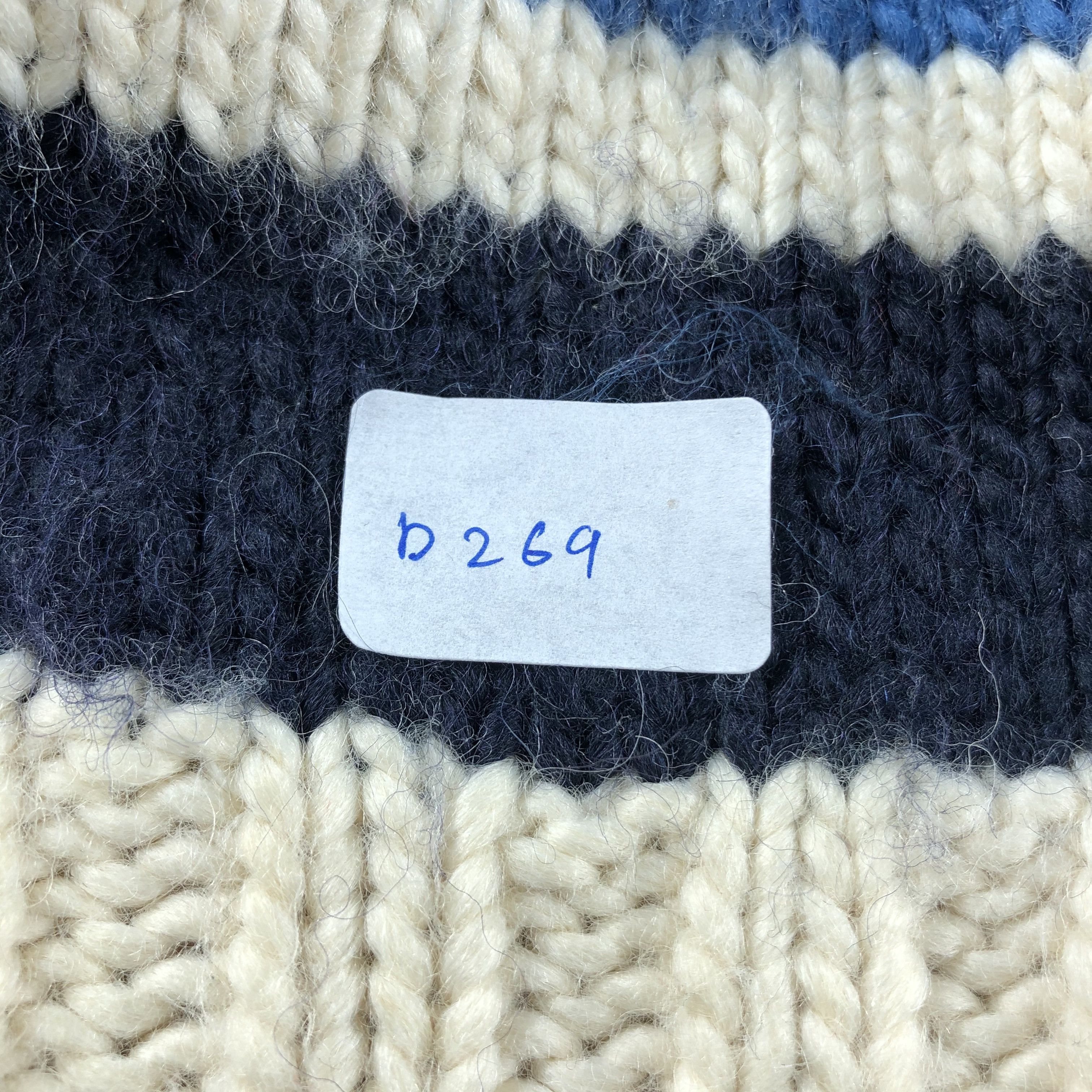 Burton × Vintage Burton Snowboard Stripe Knit Beanie Snow Hat Snow Cap -D269 Size ONE SIZE - 7 Thumbnail