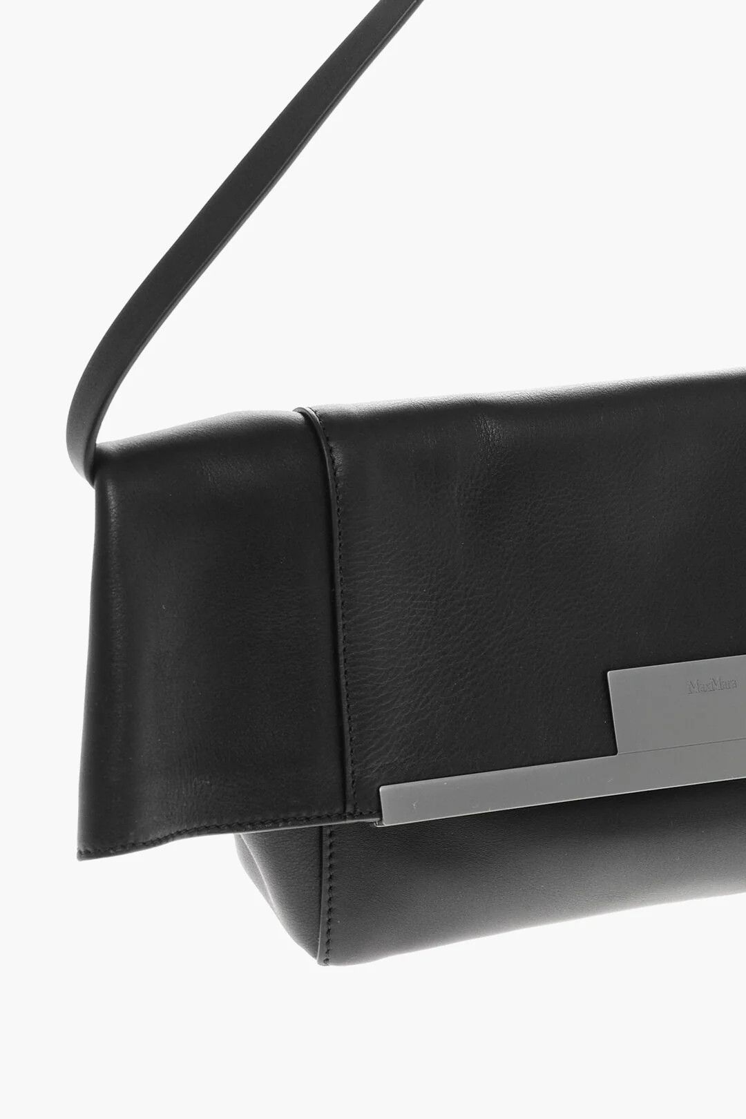 Max Mara og1mm0426 Size: OS / Leather Shoulder Bag in Black Size ONE SIZE - 3 Thumbnail