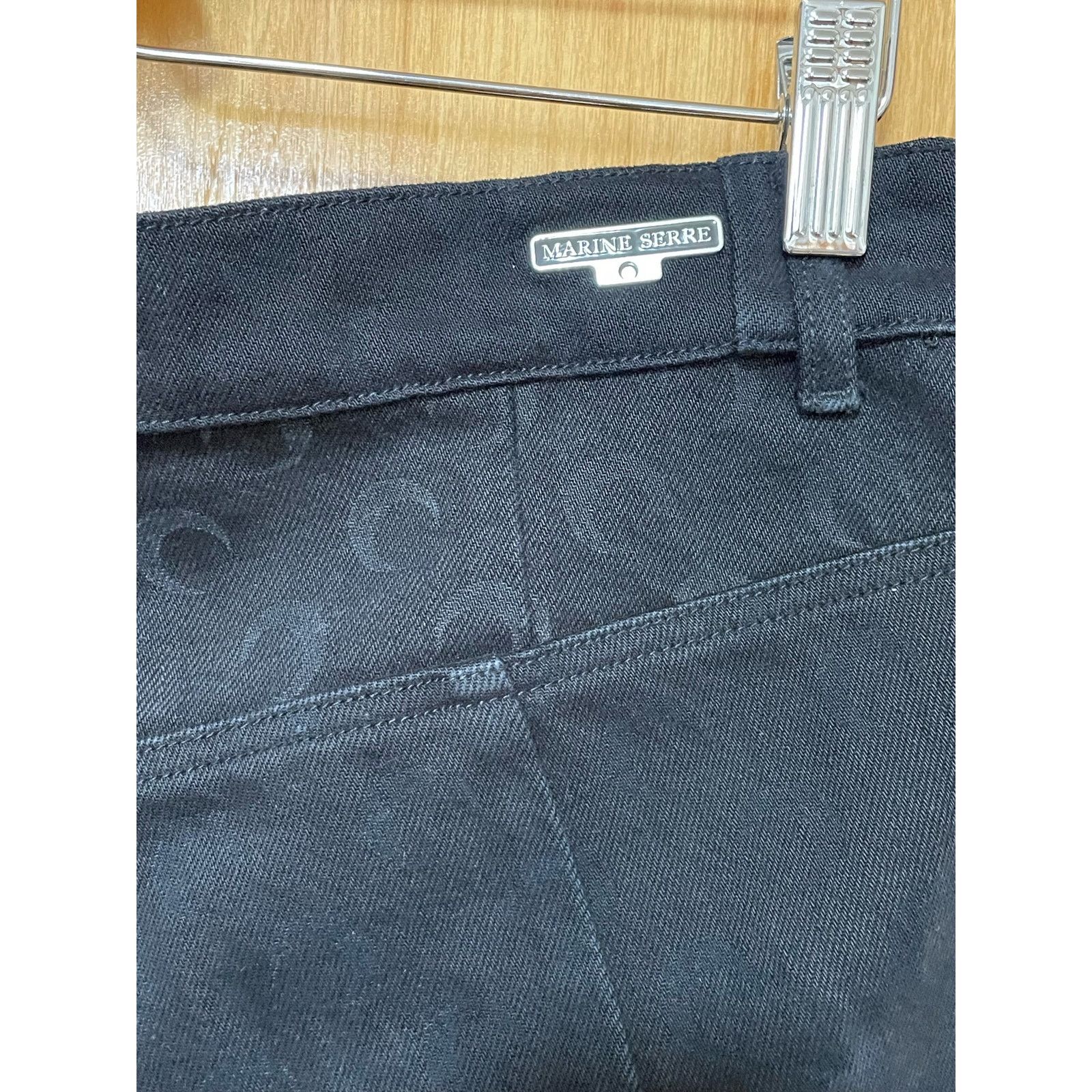 Marine Serre Marine Serre x DSM Monochromarket Black Moon Jeans Size L Size US 33 - 7 Thumbnail