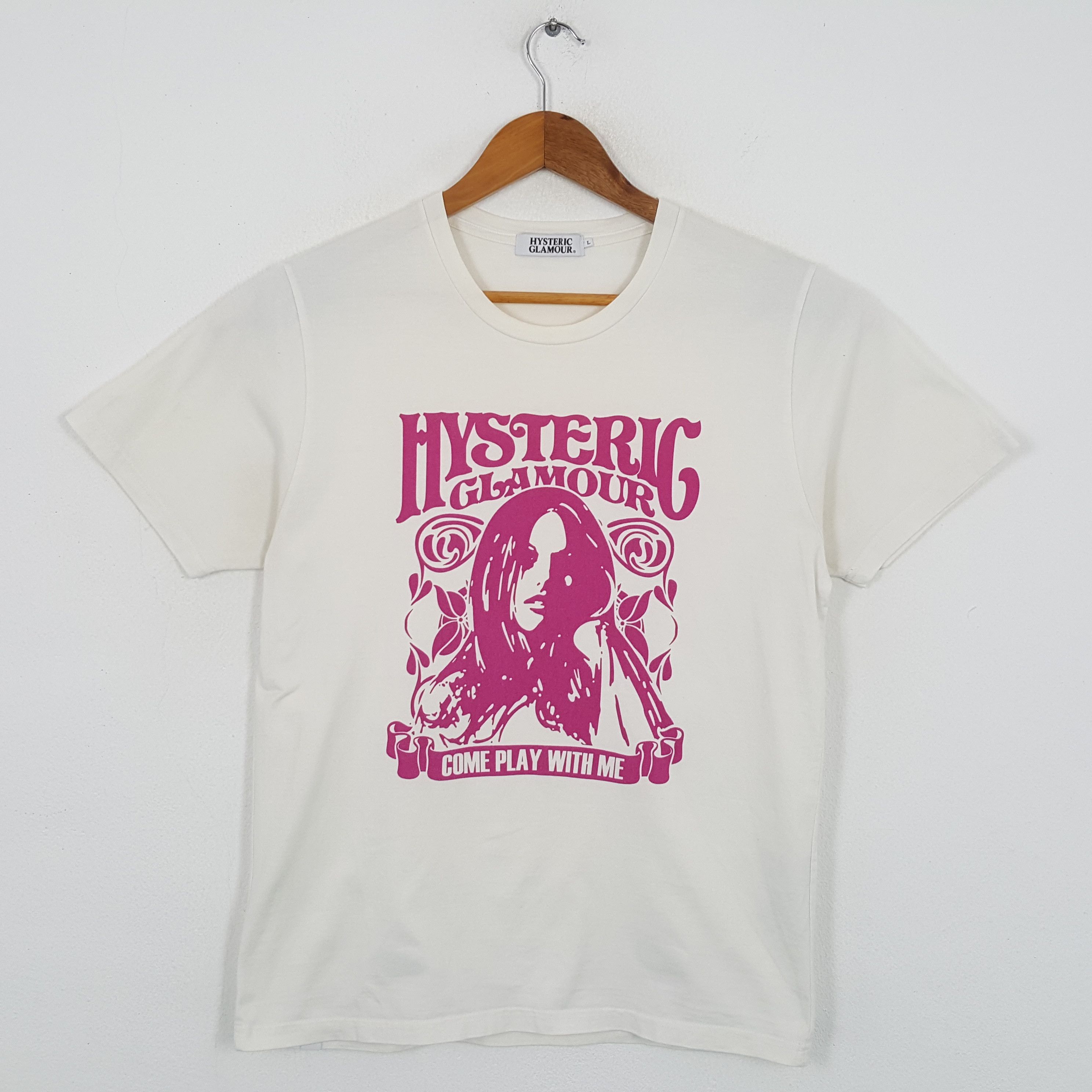 Hysteric Glamour × Japanese Brand × Vintage Vintage HYSTERIC GLAMOUR Japanese Fashion Brand T-Shirts Size US M / EU 48-50 / 2 - 1 Thumbnail