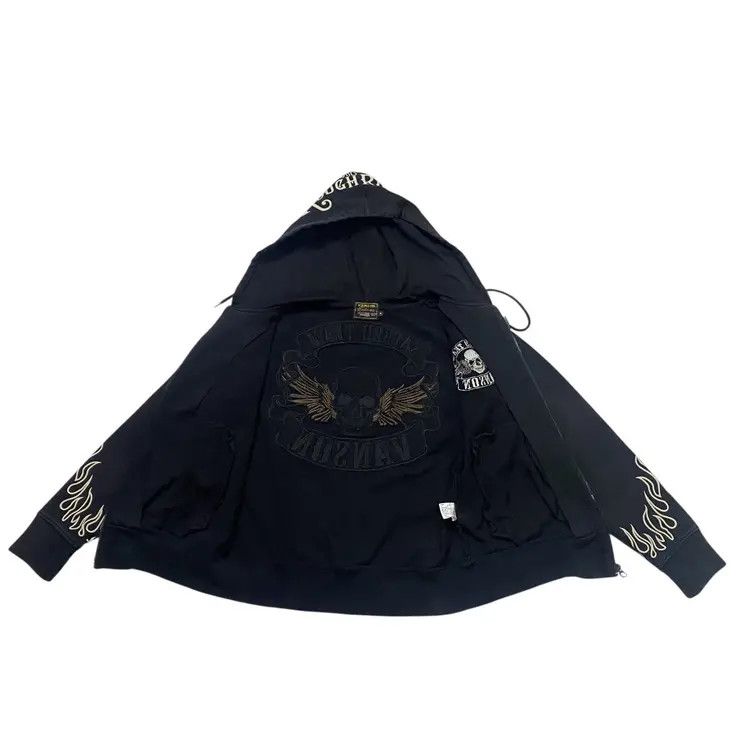 Vanson Leathers Rare🔥 Vanson Going Down the Road Zipup Hoodie Size US M / EU 48-50 / 2 - 2 Thumbnail