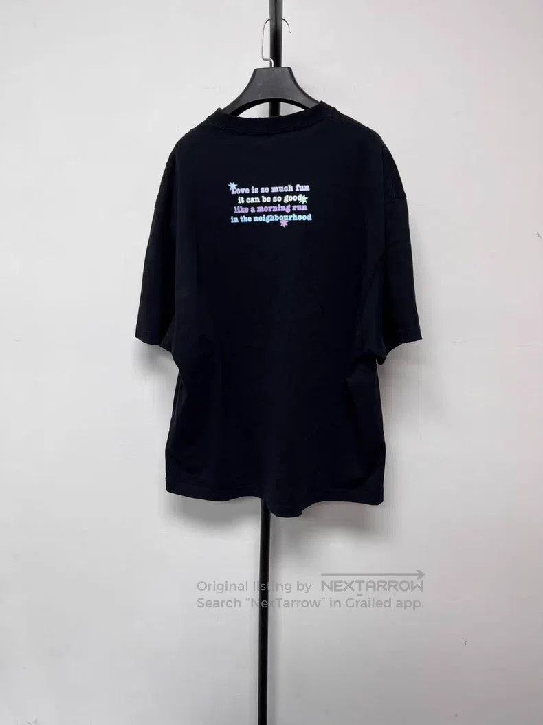 Balenciaga Balenciaga Letter Printed Short Sleeve T-Shirt Size S / US 4 / IT 40 - 2 Thumbnail