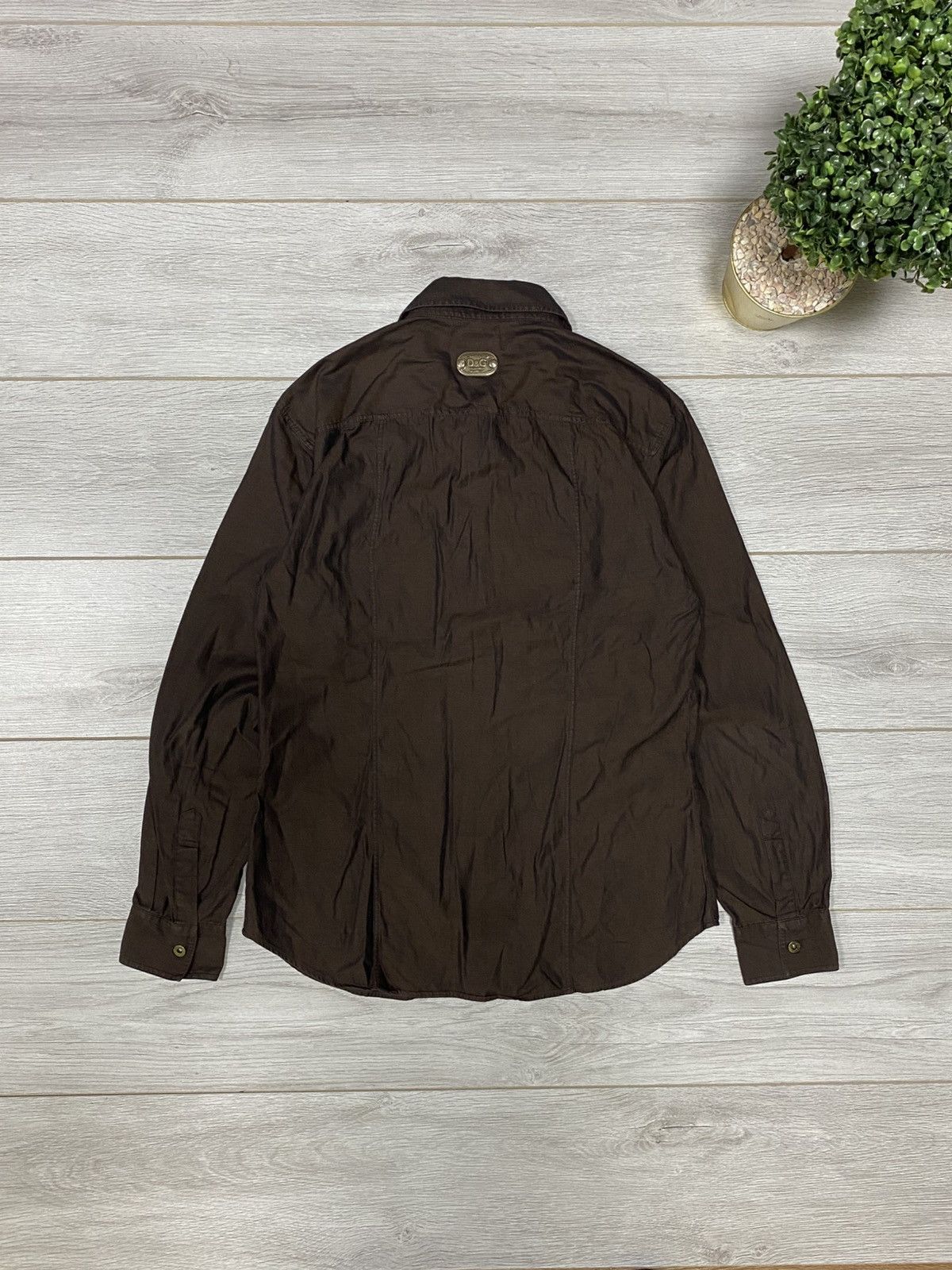 Dolce & Gabbana Dolce&Gabbana vintage zip big logo shirt Size US L / EU 52-54 / 3 - 2 Thumbnail