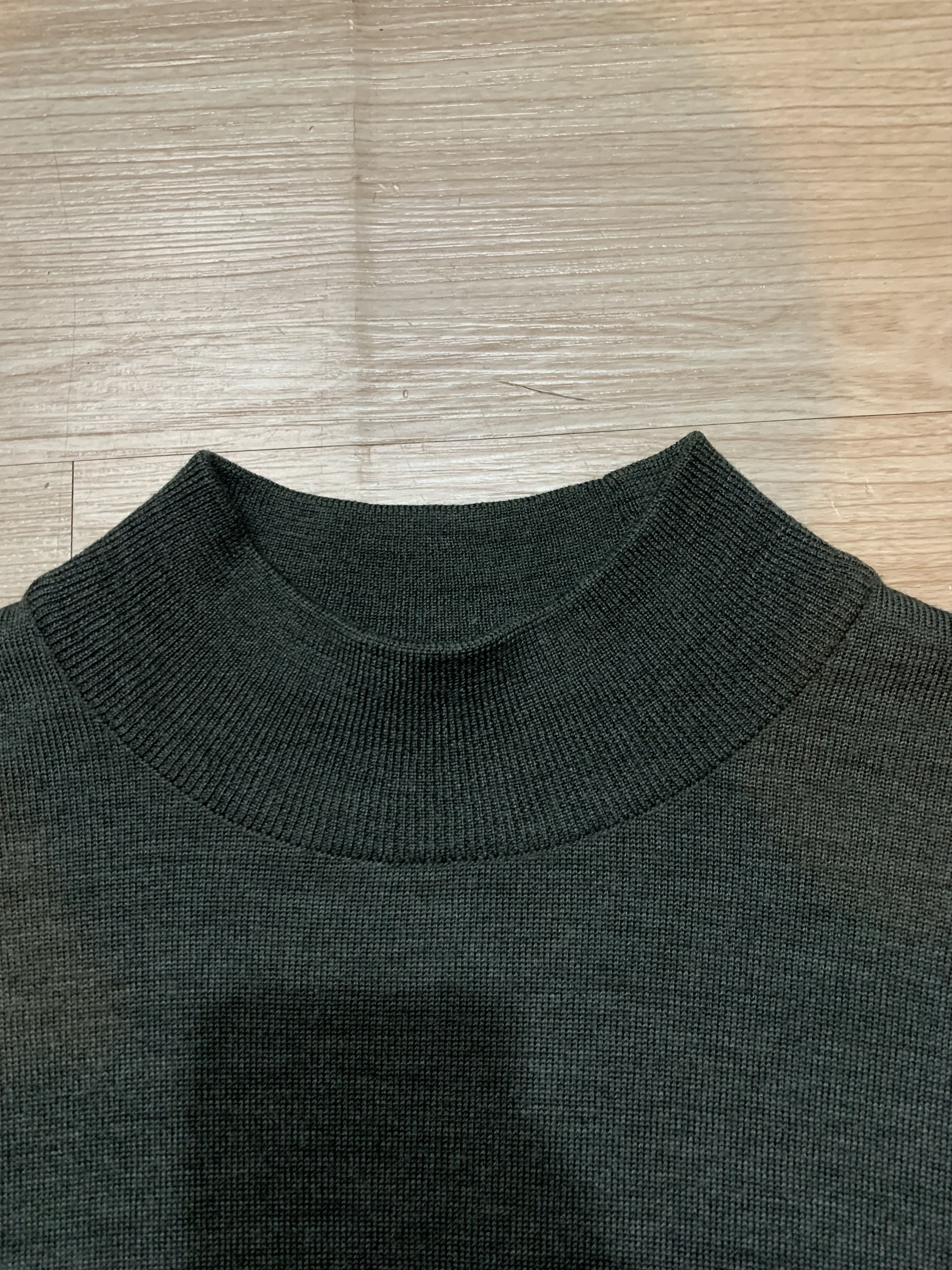 Yves Saint Laurent YSL Sweater Knit YSL Sweatshirt Old Money Dark Green Size US L / EU 52-54 / 3 - 4 Thumbnail