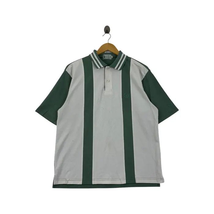 Sergio Tacchini Vintage SERGIO TACCHINI ITALY Tennis Baggy Polo Size US L / EU 52-54 / 3 - 1 Thumbnail