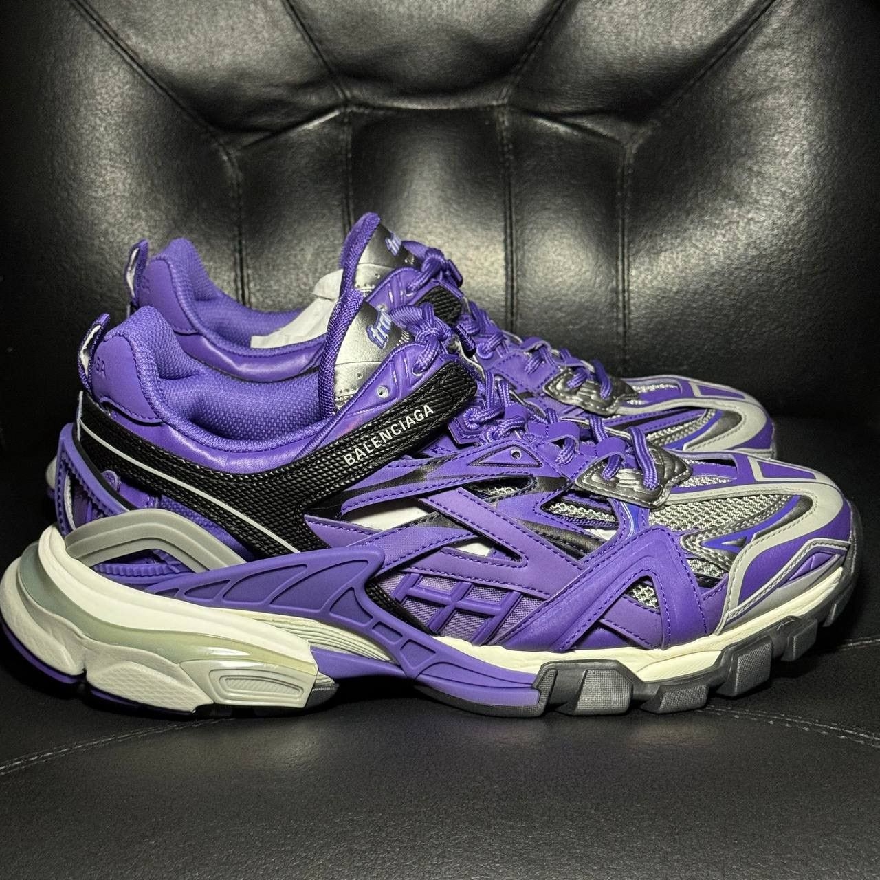 Balenciaga balenciaga track 2 new purple Size US 10 / EU 43 - 1 Thumbnail