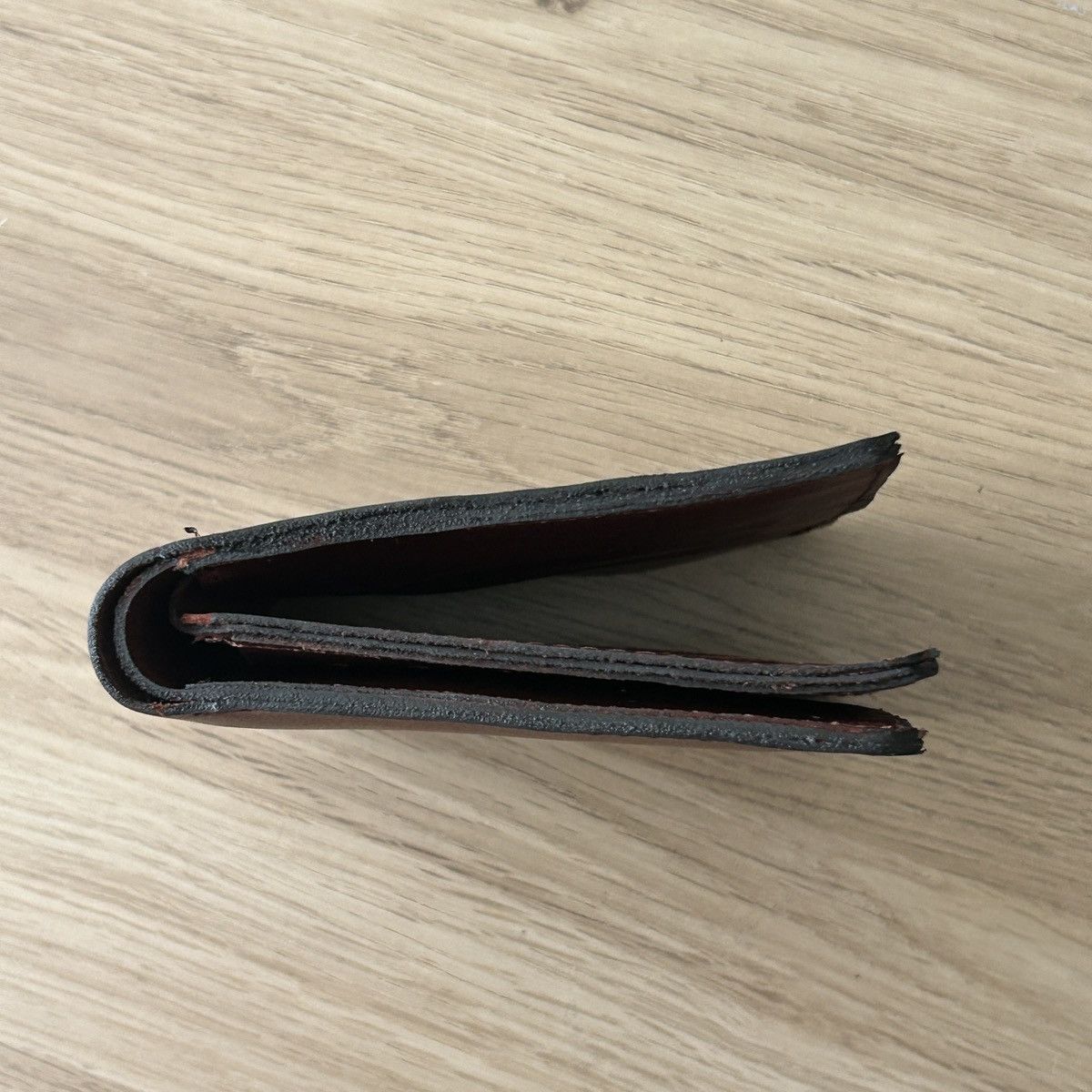 Leather Oxblood Cowhide Leather Bifold Wallet Flip ID Mexico Size ONE SIZE - 7 Thumbnail