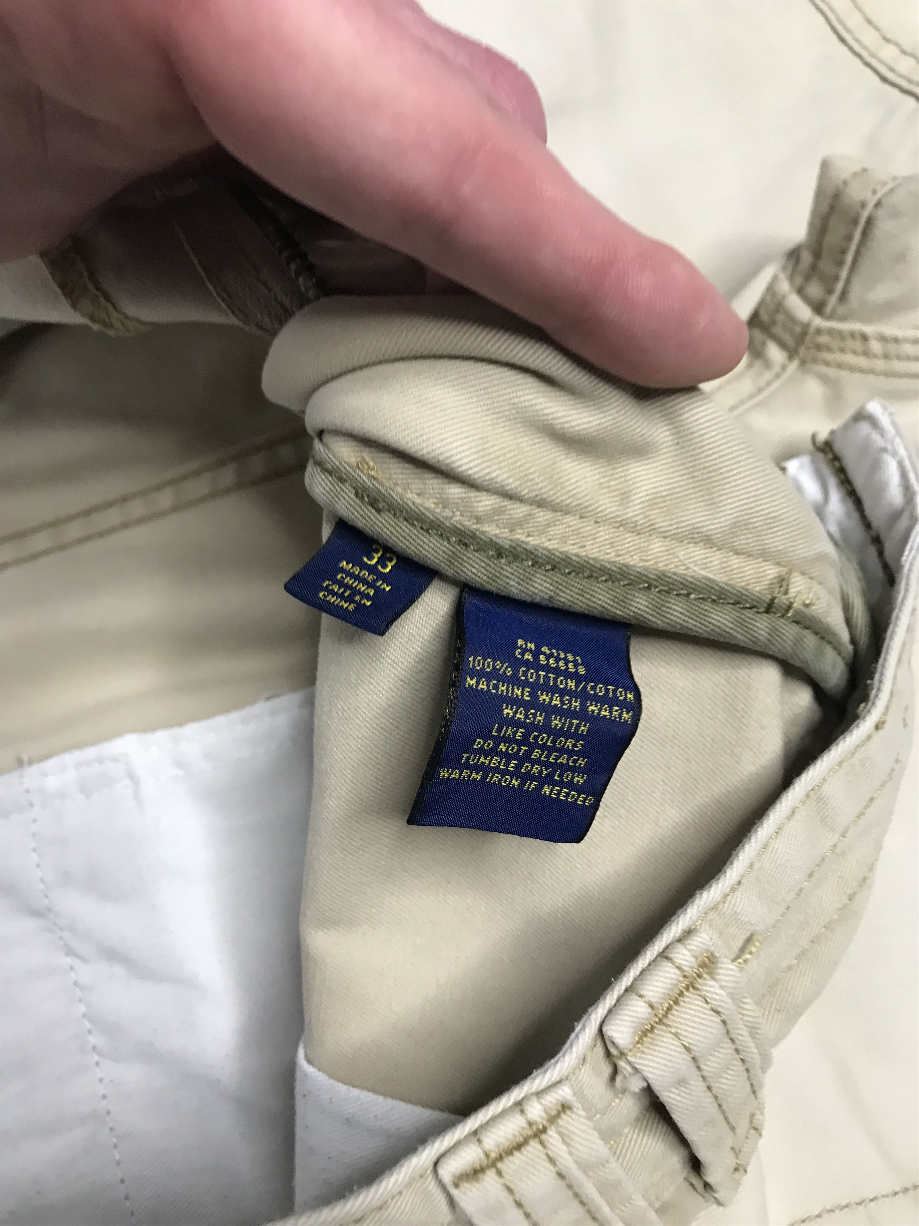 Polo Ralph Lauren Polo Ralph Lauren Cargo Shorts Mens Sz 33 Beige Size US 33 - 9 Thumbnail