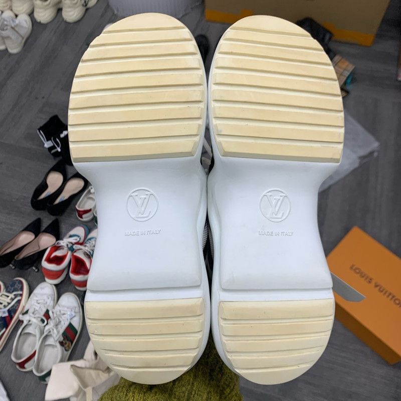 Louis Vuitton Louis Vuitton High-Top Thick Sole Sneakers - Size US 5.5 / EU 38 - 4 Thumbnail