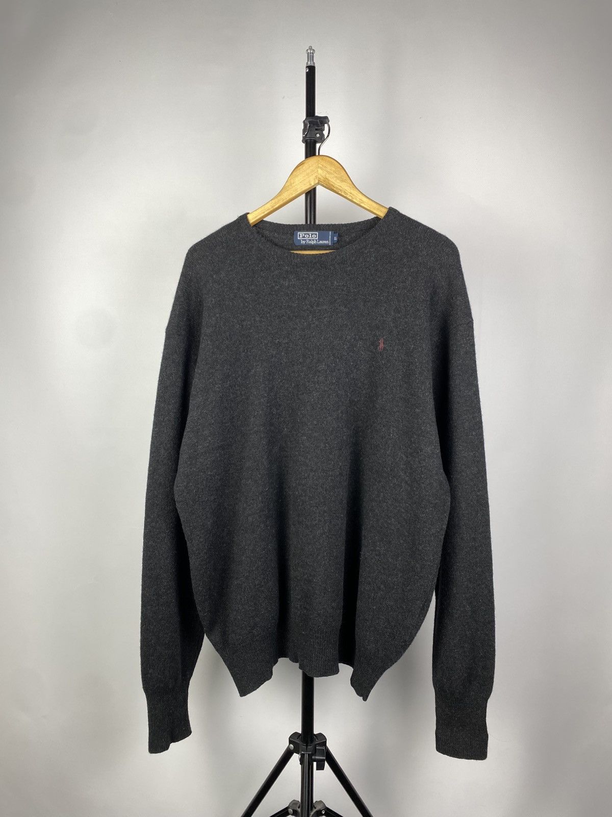 Vintage 90s Polo Ralph Lauren Wool Crewneck Sweater Pullover
