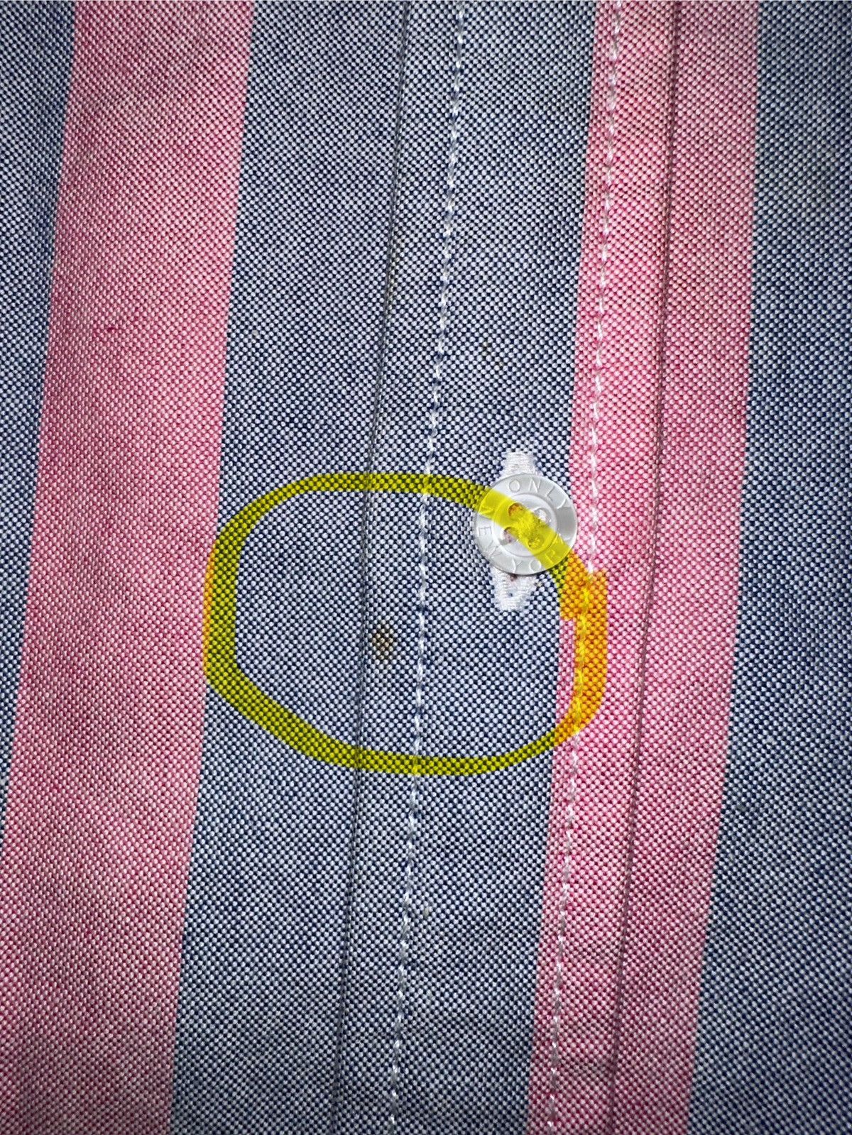 Only NY Only NY Striped Short Sleeve Button Up size Small ( Size US S / EU 44-46 / 1 - 6 Thumbnail