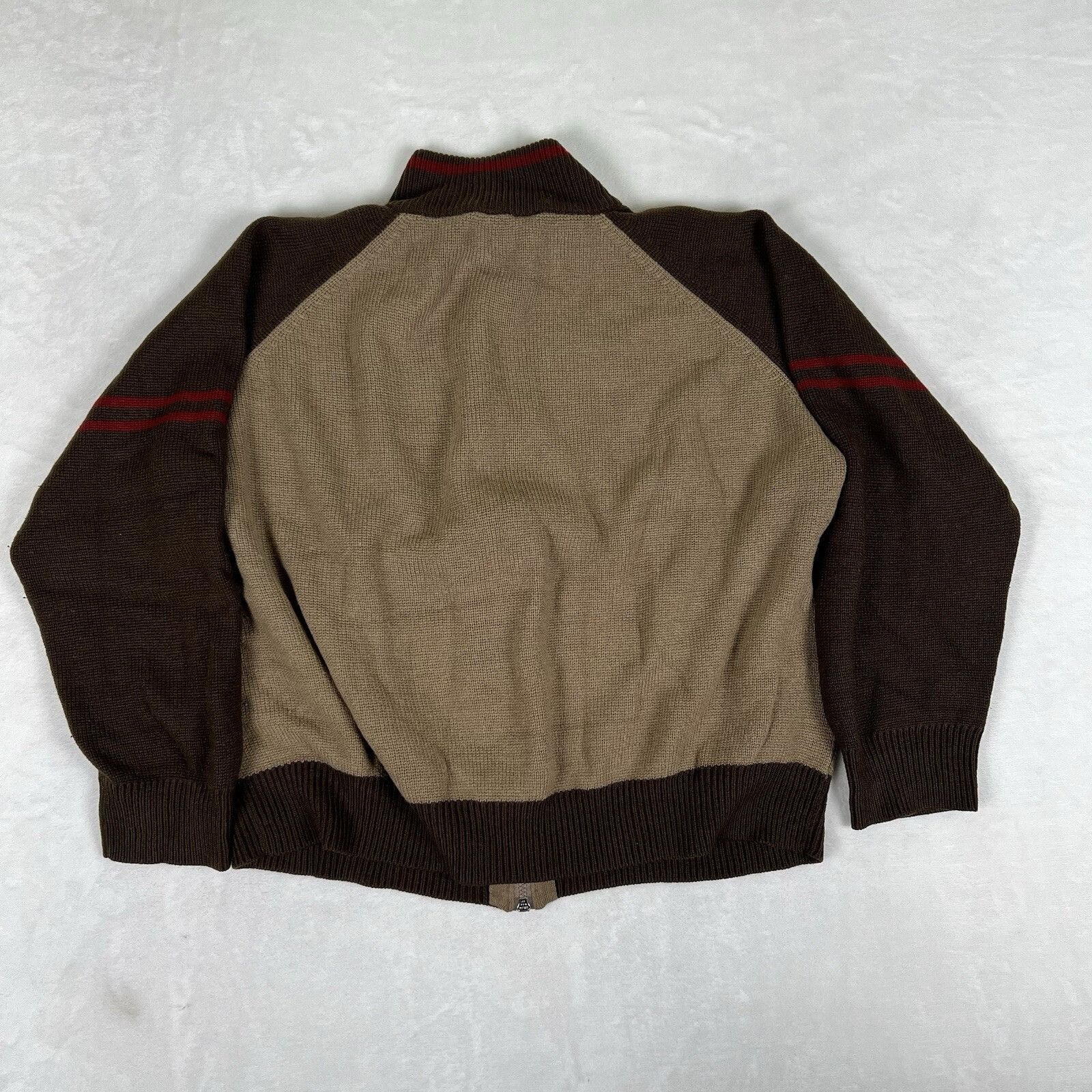 Sideout Vintage Sideout Full Zip Fleece Knit Sweater Size XL Brown S Size US XL / EU 56 / 4 - 7 Thumbnail