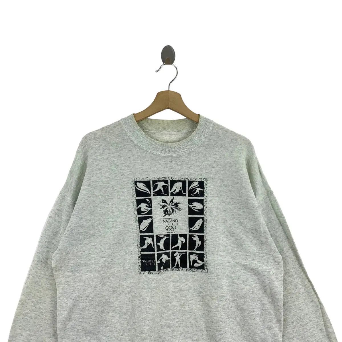 Vintage Vintage 1998 NAGANO WINTER OLYMPIC Athletic Sport Sweatshirt Size XL / US 12-14 / IT 48-50 - 3 Thumbnail