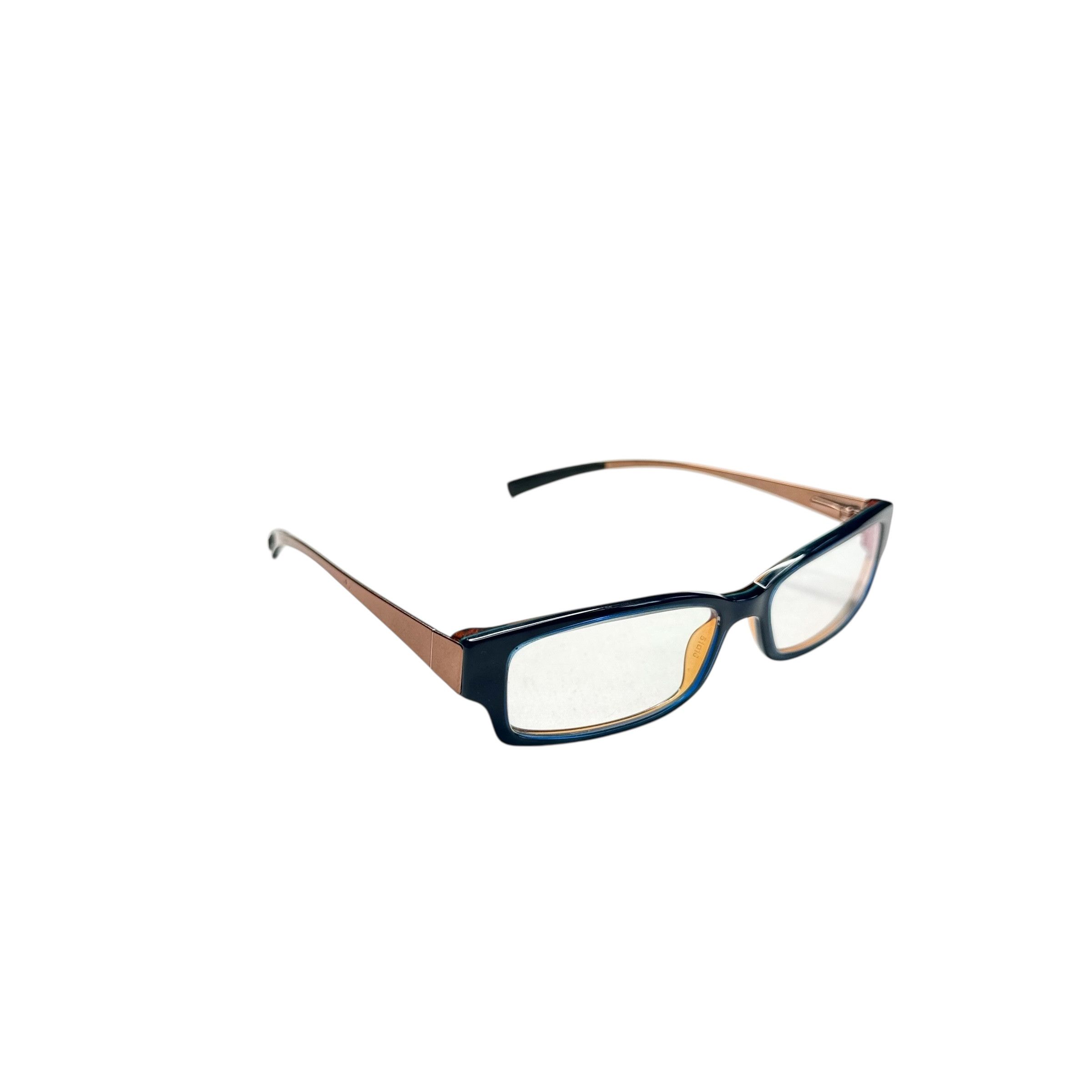 DKNY DKNY Bronze Rubber Slim Glasses Size ONE SIZE - 1 Thumbnail