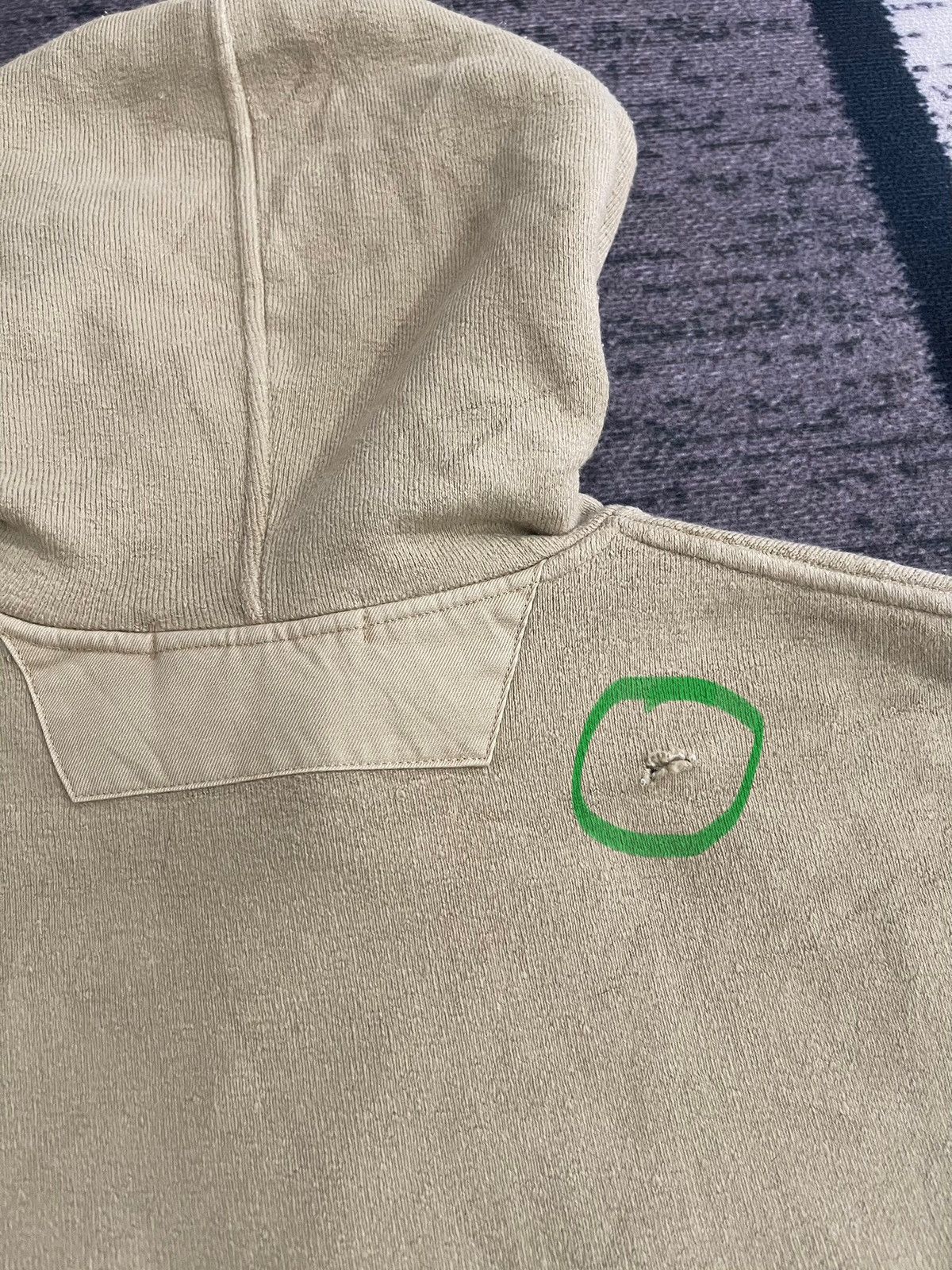 Stone Island Vintage 1999 Stone Island Beige Fleece Lined Hoodie Jacket Size US L / EU 52-54 / 3 - 23 Thumbnail