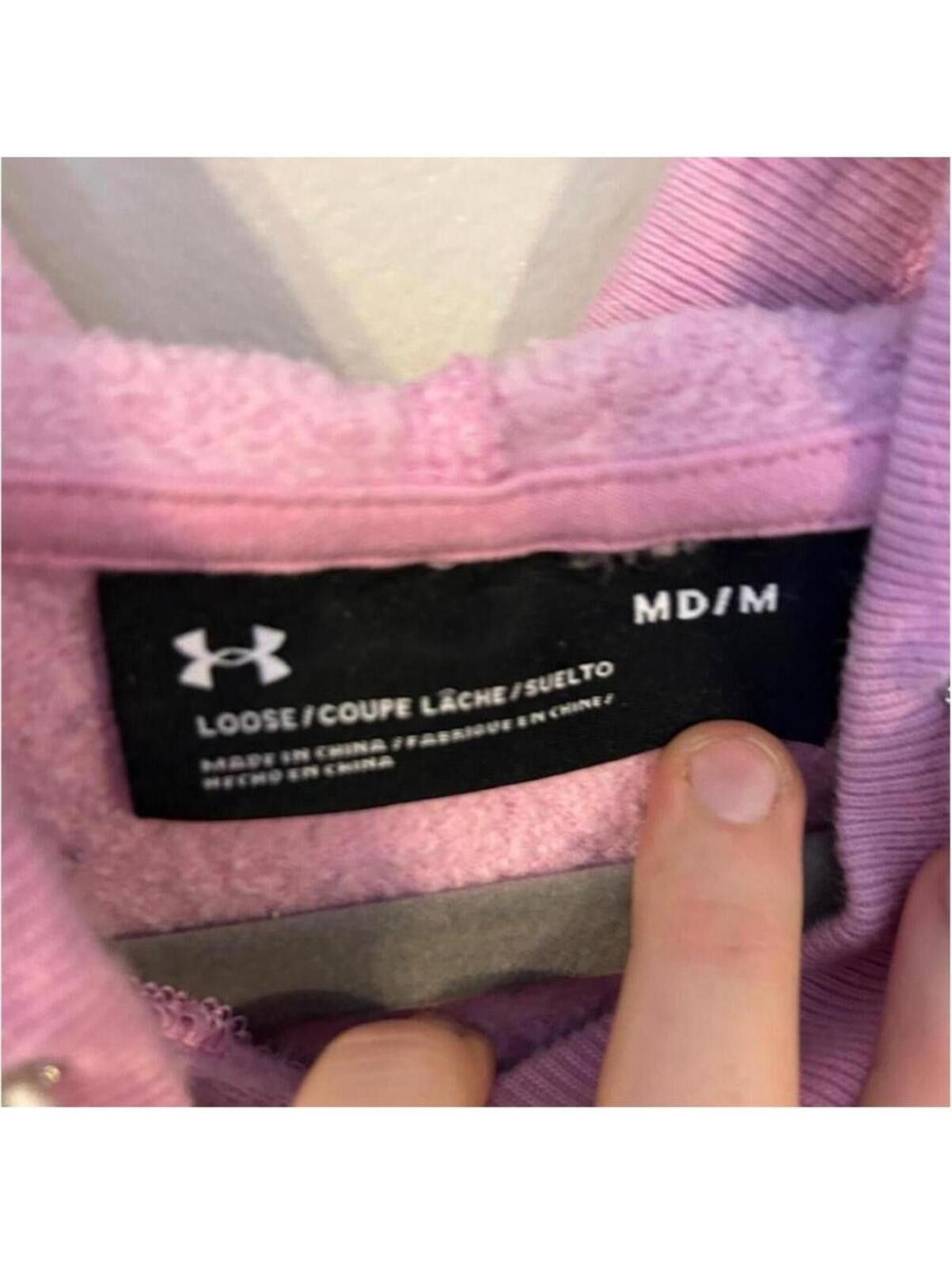 Under Armour Under Armour Pink Hoodie Sweatshirt Size M / US 6-8 / IT 42-44 - 4 Thumbnail